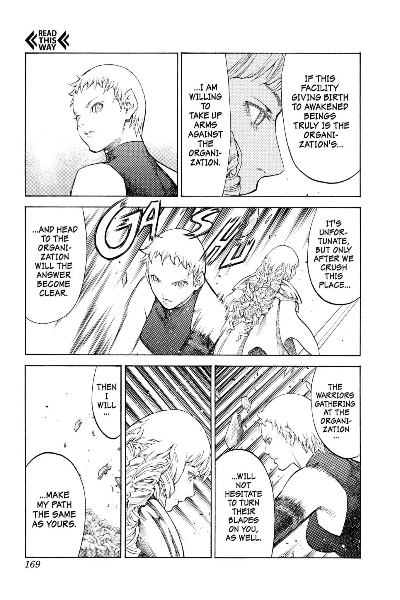 Claymore Chapter 113 page 10 - Chapter 113: Vol.20 Scene 113: Remains of the Demon Claw, Part 4