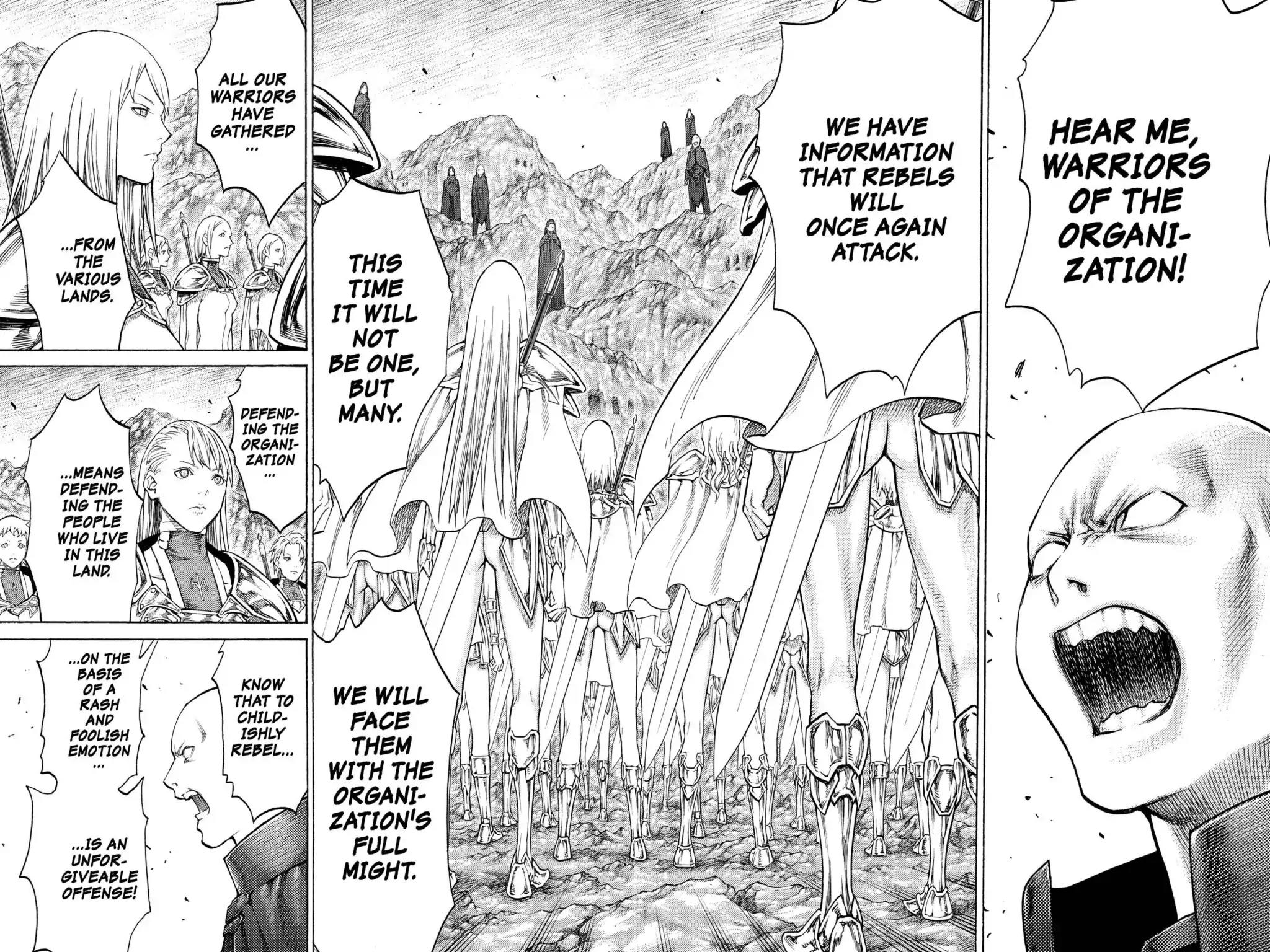 Claymore Chapter 113 page 11 - Chapter 113: Vol.20 Scene 113: Remains of the Demon Claw, Part 4