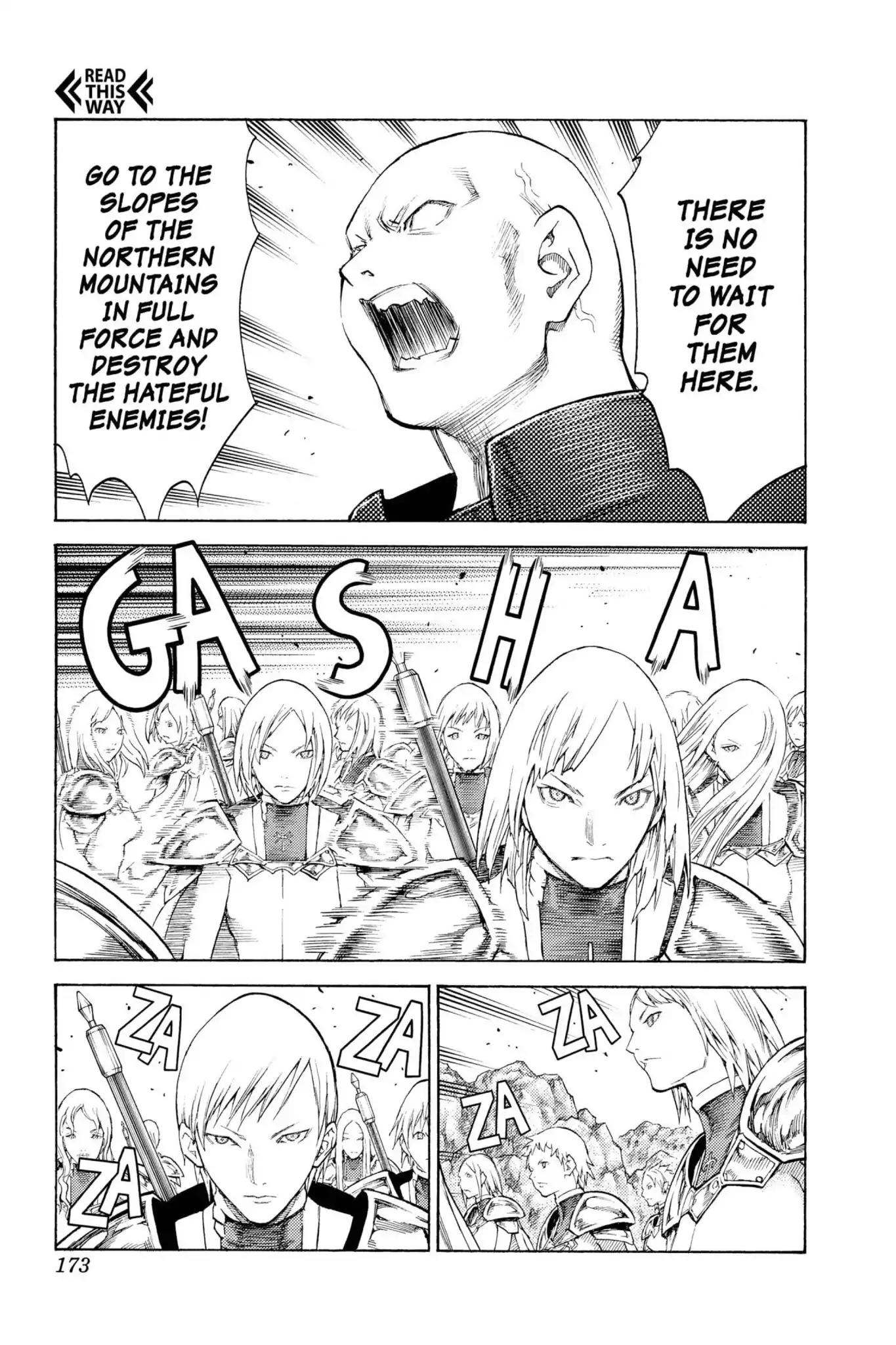 Claymore Chapter 113 page 13 - Chapter 113: Vol.20 Scene 113: Remains of the Demon Claw, Part 4