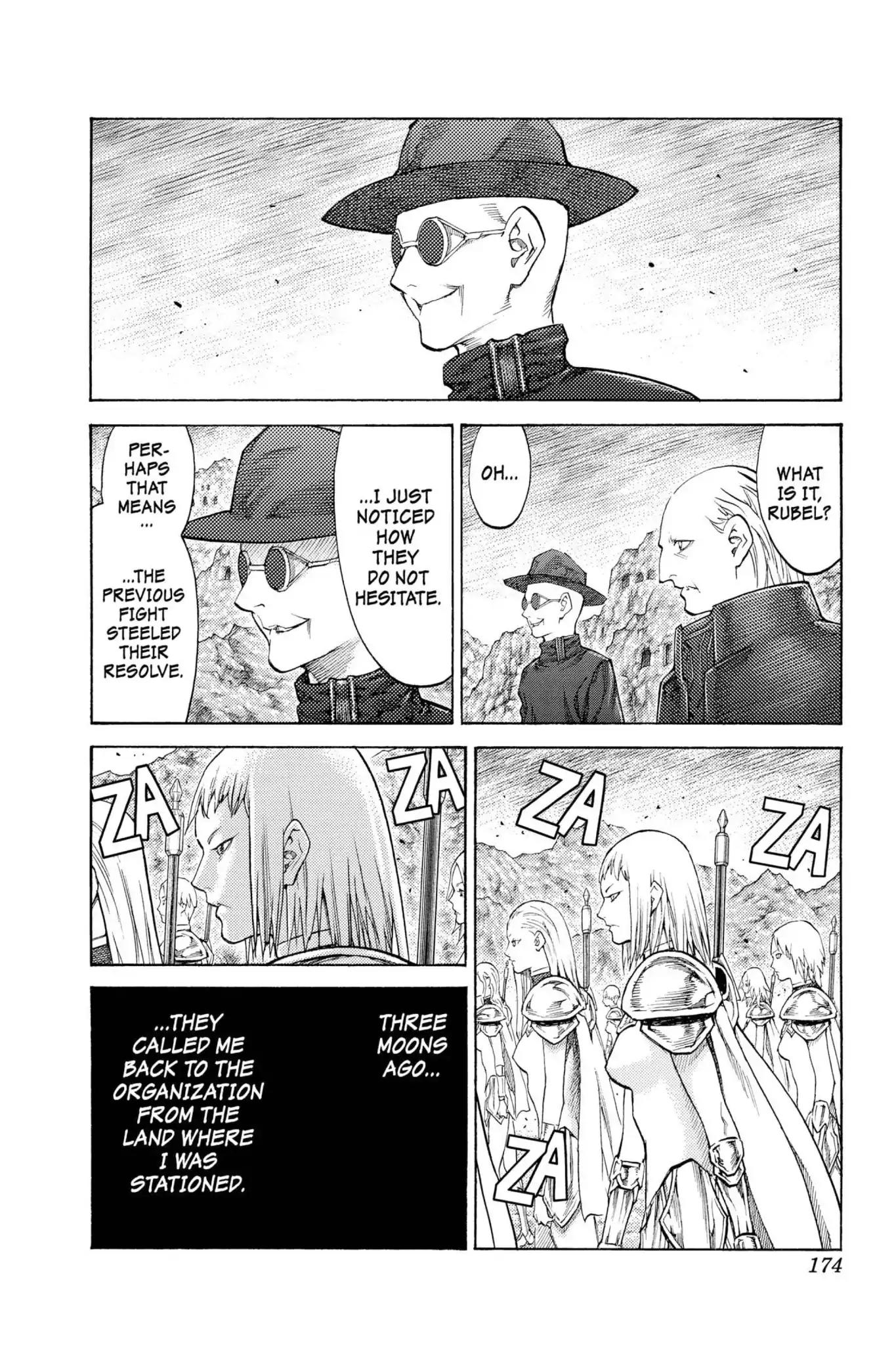 Claymore Chapter 113 page 14 - Chapter 113: Vol.20 Scene 113: Remains of the Demon Claw, Part 4