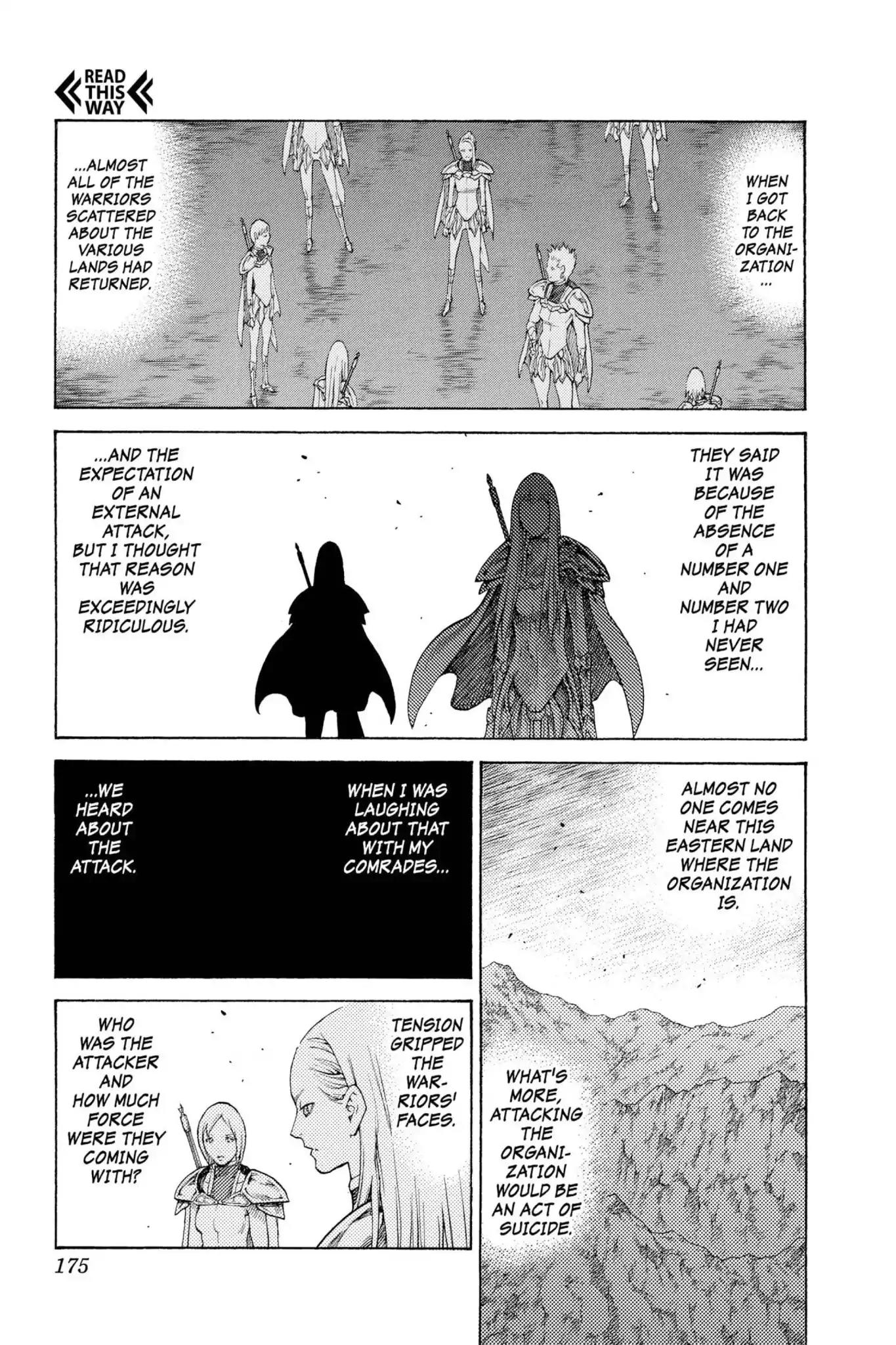 Claymore Chapter 113 page 15 - Chapter 113: Vol.20 Scene 113: Remains of the Demon Claw, Part 4