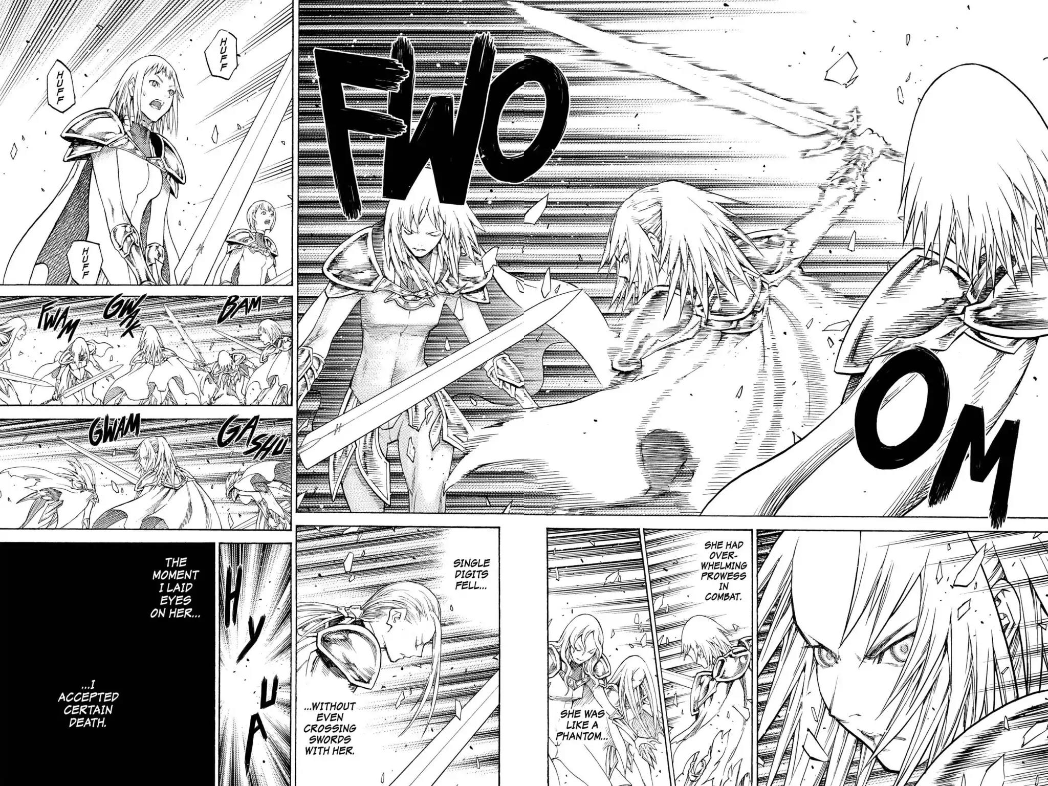 Claymore Chapter 113 page 18 - Chapter 113: Vol.20 Scene 113: Remains of the Demon Claw, Part 4