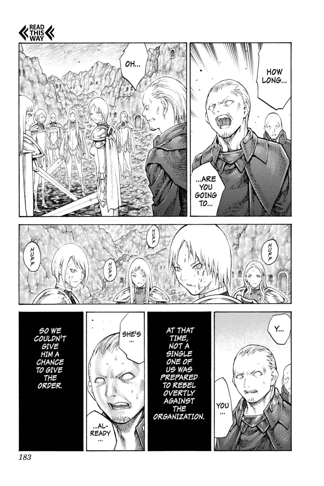 Claymore Chapter 113 page 22 - Chapter 113: Vol.20 Scene 113: Remains of the Demon Claw, Part 4