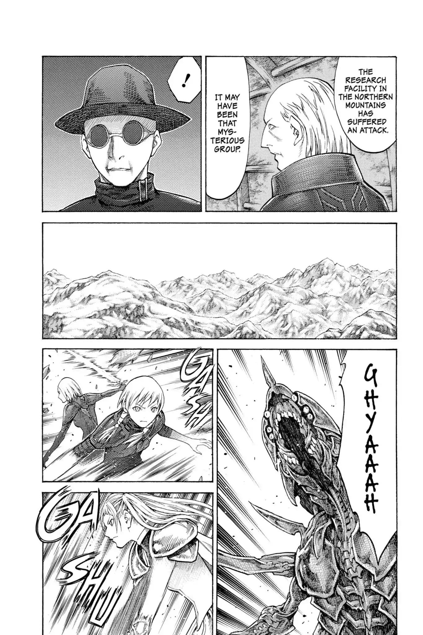 Claymore Chapter 113 page 7 - Chapter 113: Vol.20 Scene 113: Remains of the Demon Claw, Part 4