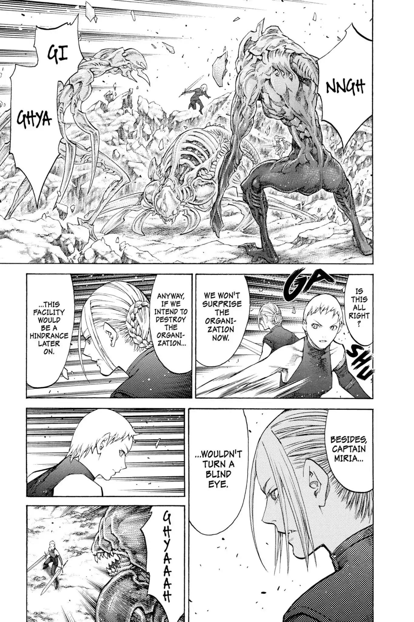 Claymore Chapter 113 page 8 - Chapter 113: Vol.20 Scene 113: Remains of the Demon Claw, Part 4