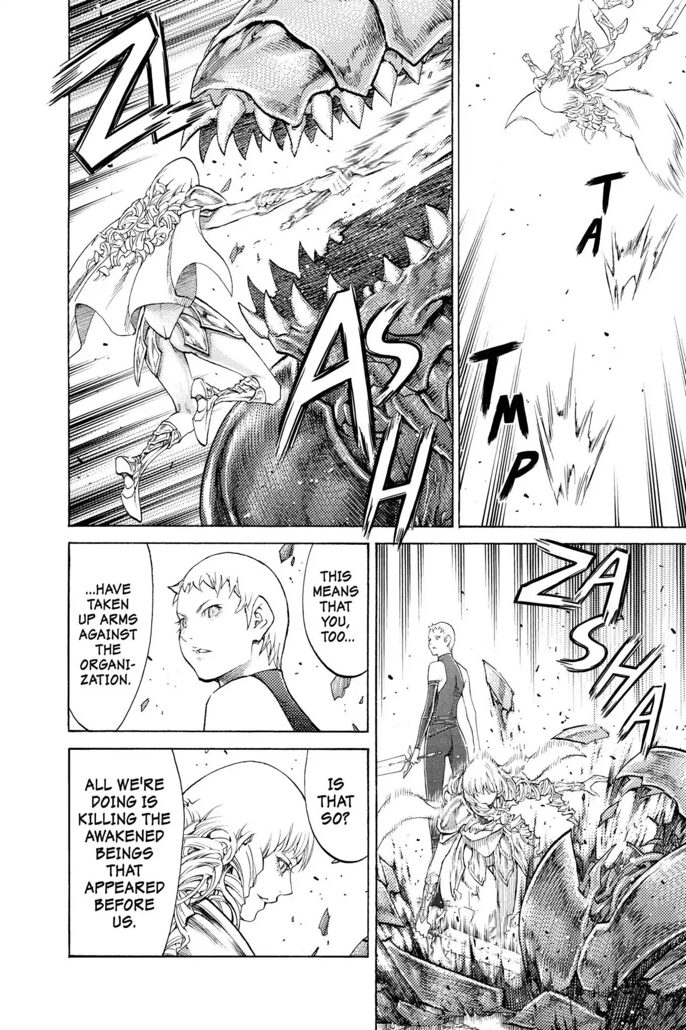 Claymore Chapter 113 page 9 - Chapter 113: Vol.20 Scene 113: Remains of the Demon Claw, Part 4