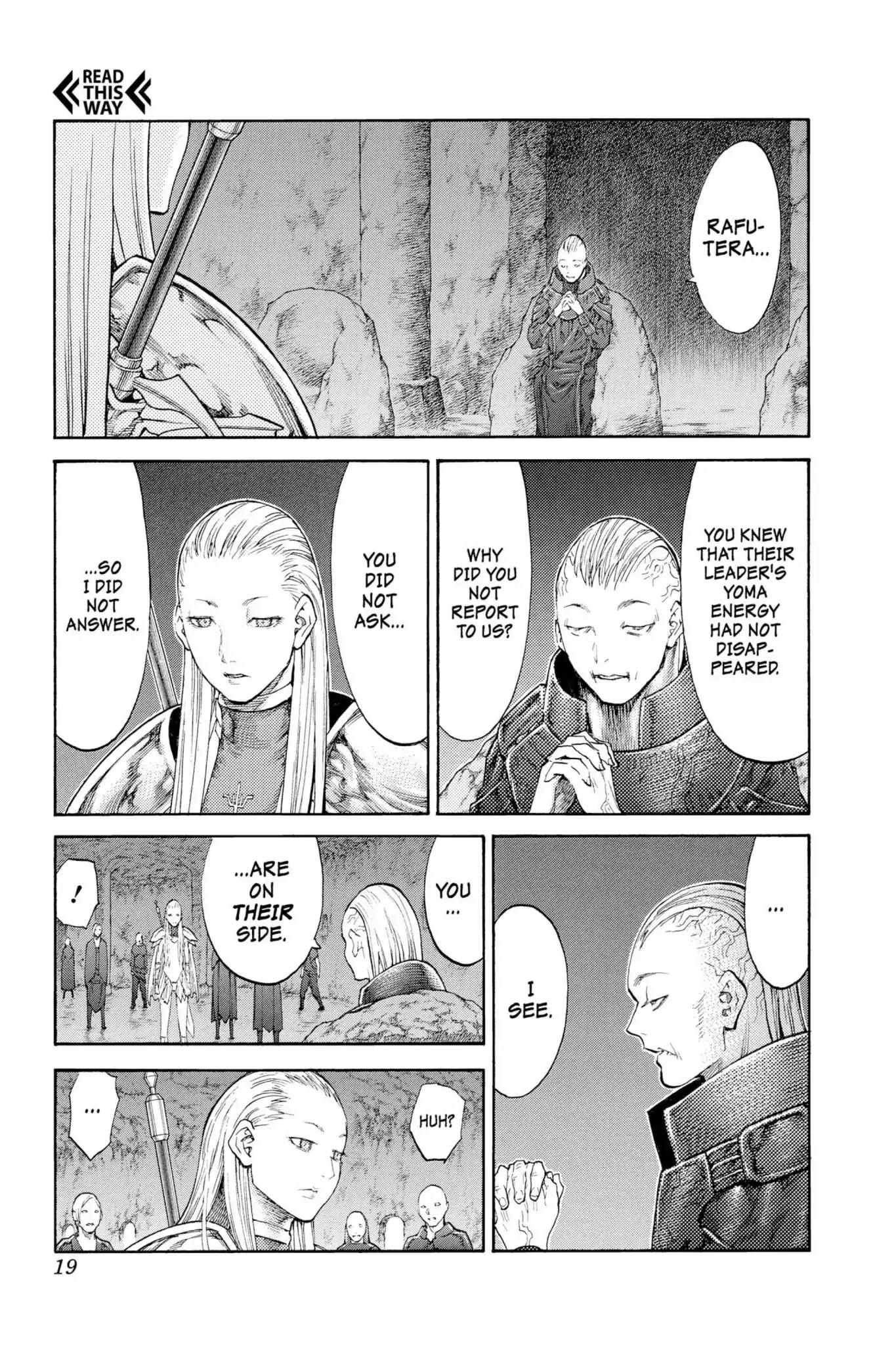 Claymore Chapter 114 page 17 - Chapter 114: Vol.21 Scene 114: Corpse of the Witch, Part 1