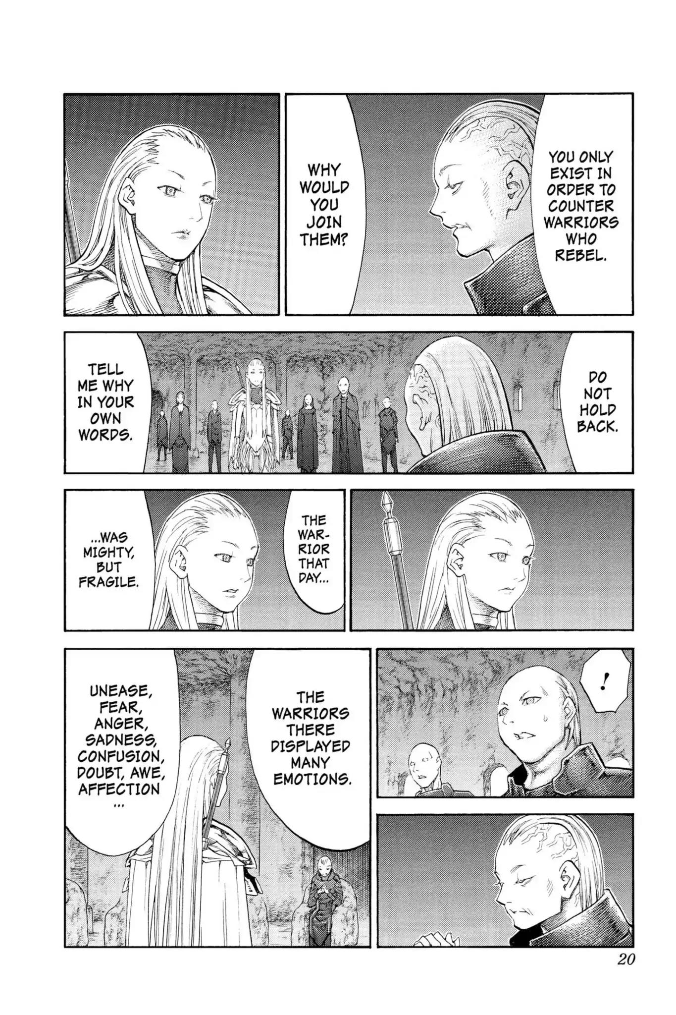 Claymore Chapter 114 page 18 - Chapter 114: Vol.21 Scene 114: Corpse of the Witch, Part 1