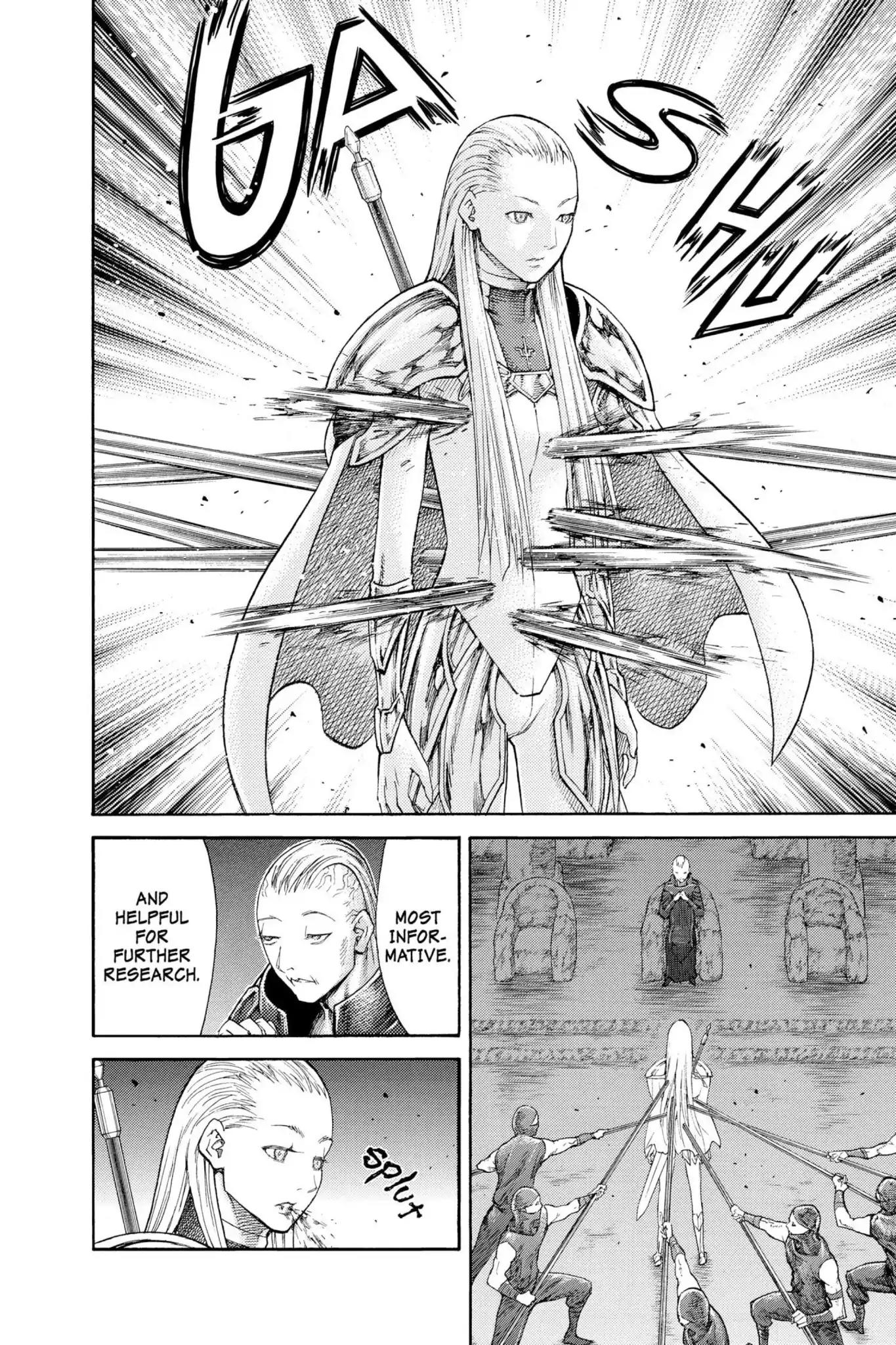 Claymore Chapter 114 page 20 - Chapter 114: Vol.21 Scene 114: Corpse of the Witch, Part 1