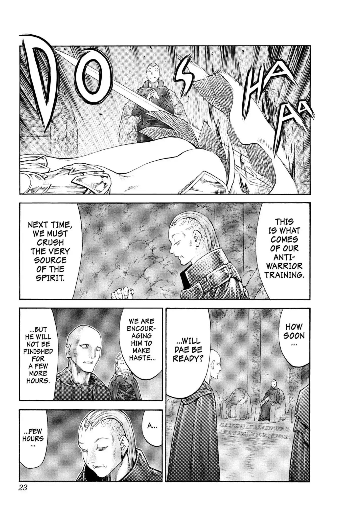 Claymore Chapter 114 page 21 - Chapter 114: Vol.21 Scene 114: Corpse of the Witch, Part 1