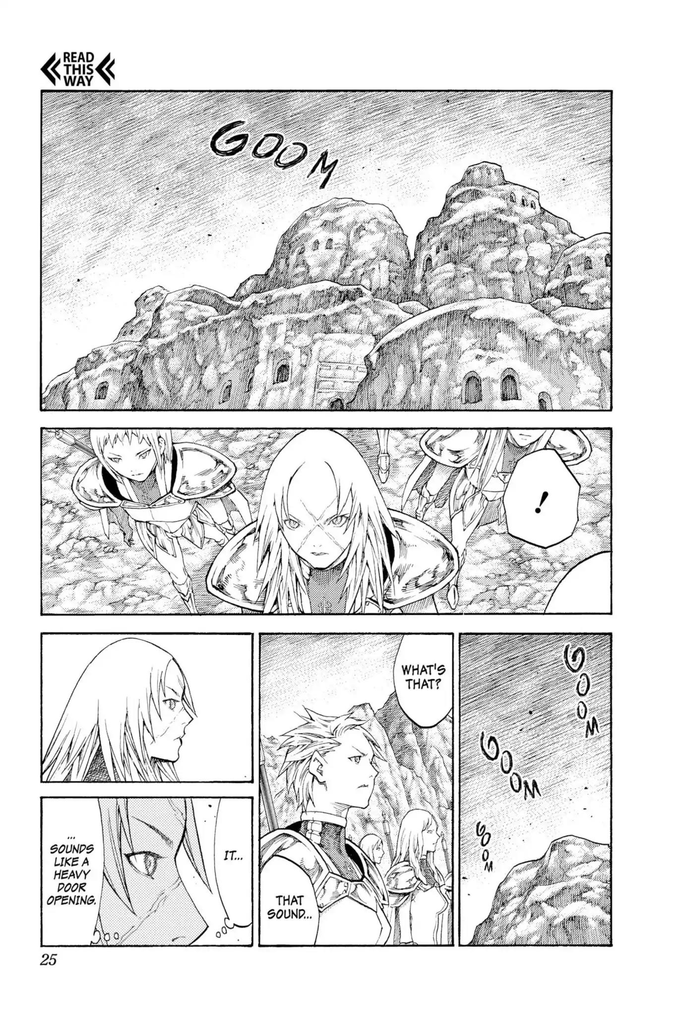 Claymore Chapter 114 page 23 - Chapter 114: Vol.21 Scene 114: Corpse of the Witch, Part 1