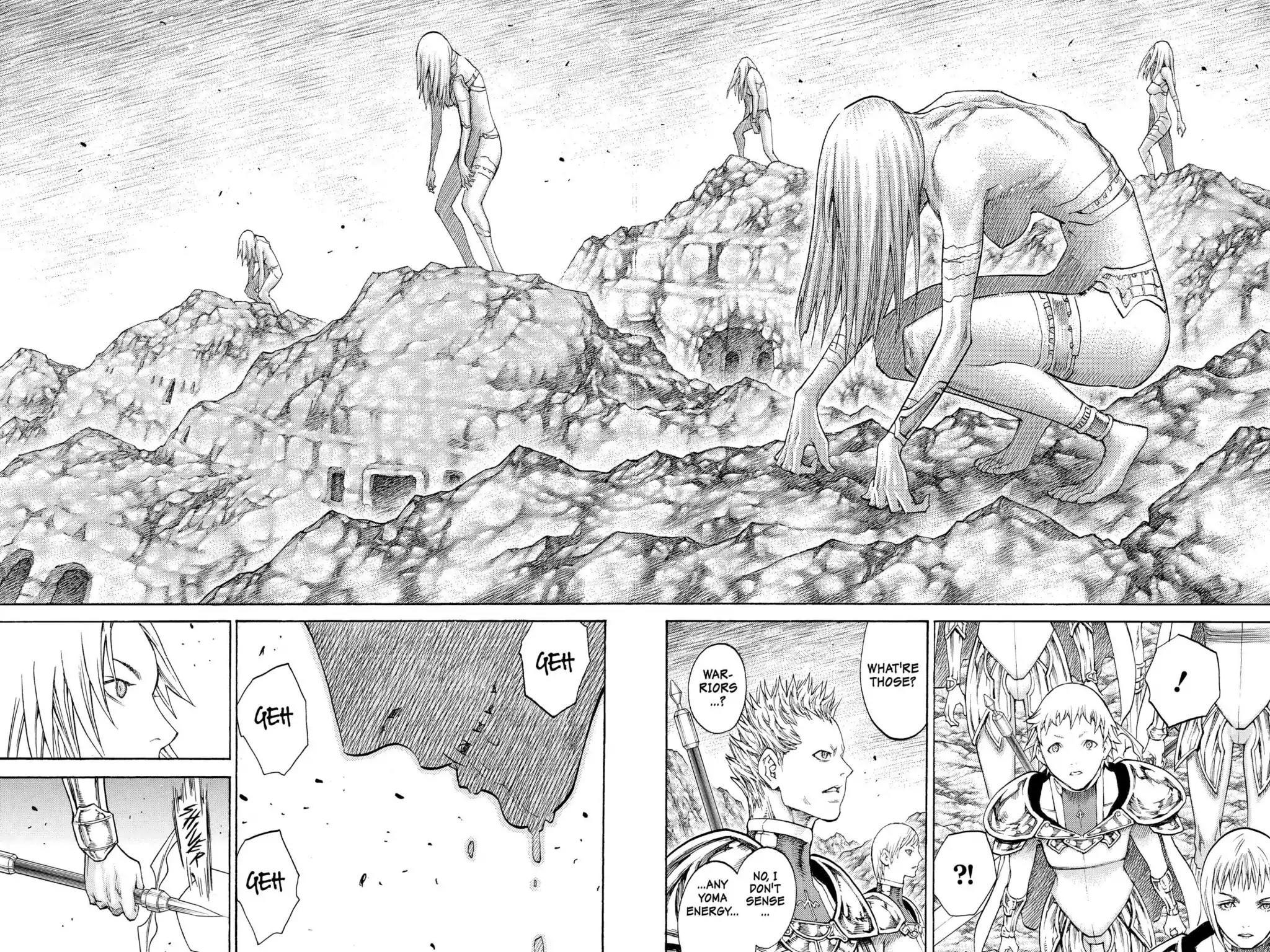 Claymore Chapter 114 page 24 - Chapter 114: Vol.21 Scene 114: Corpse of the Witch, Part 1