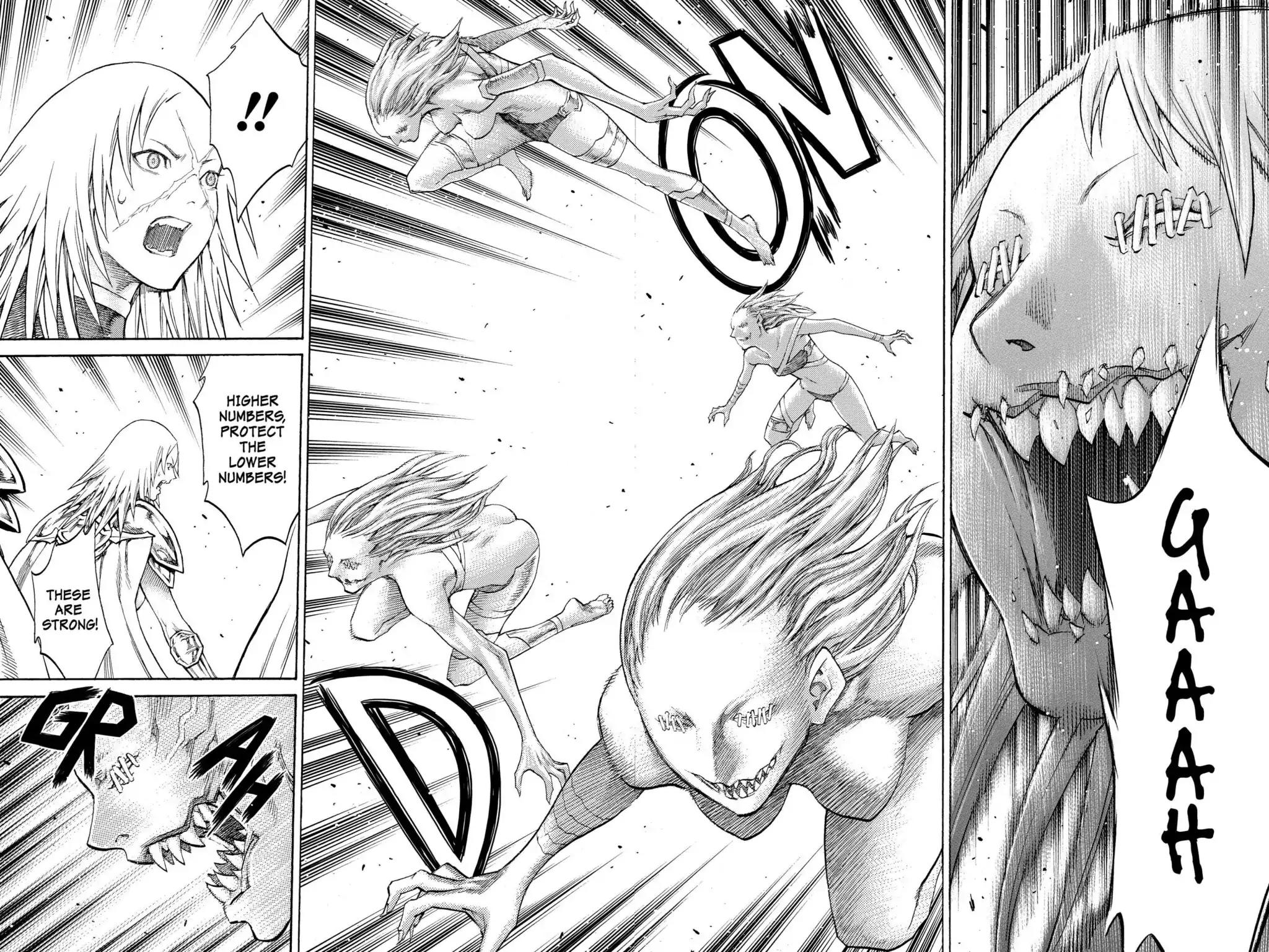 Claymore Chapter 114 page 25 - Chapter 114: Vol.21 Scene 114: Corpse of the Witch, Part 1
