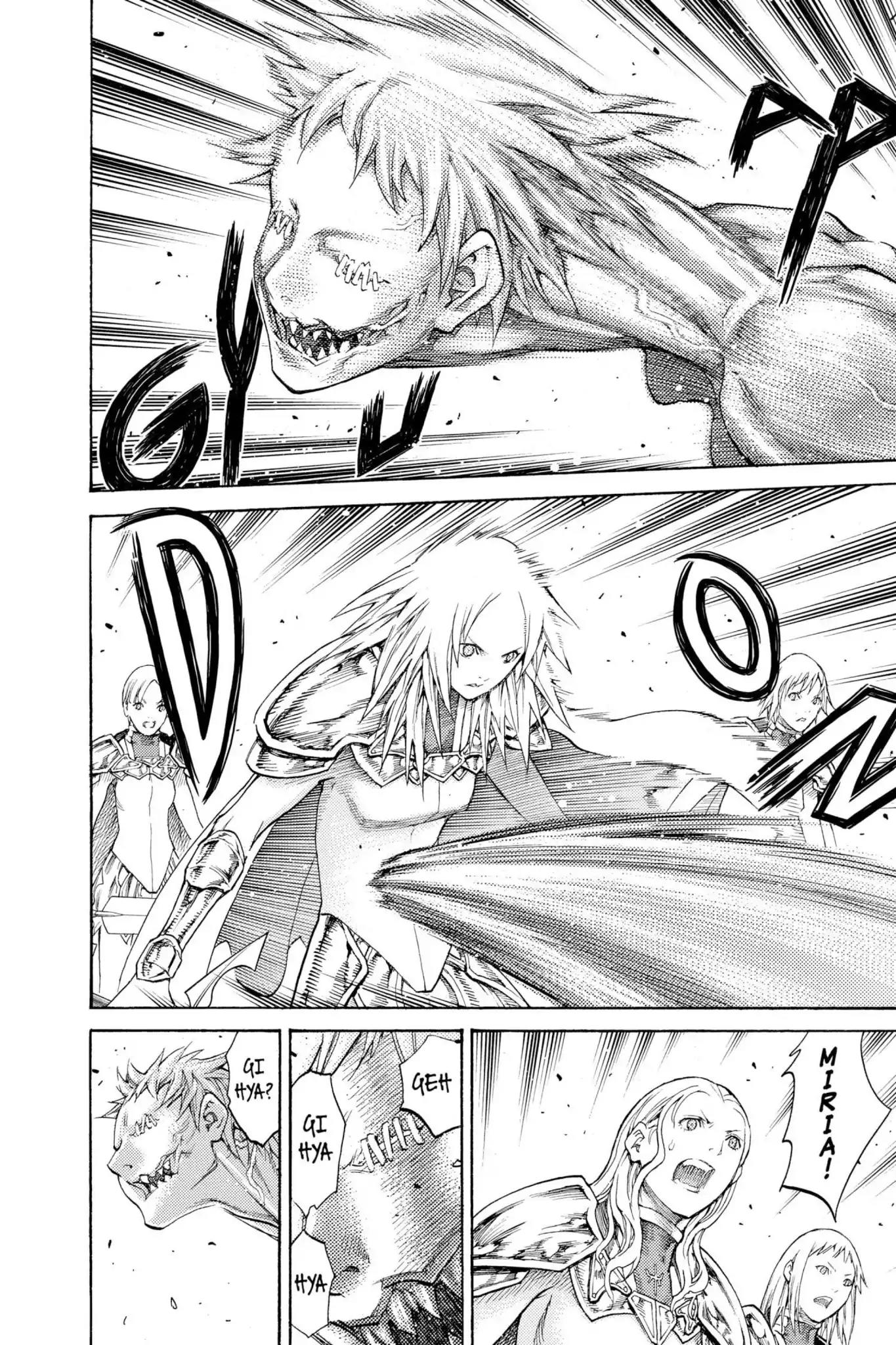 Claymore Chapter 114 page 28 - Chapter 114: Vol.21 Scene 114: Corpse of the Witch, Part 1