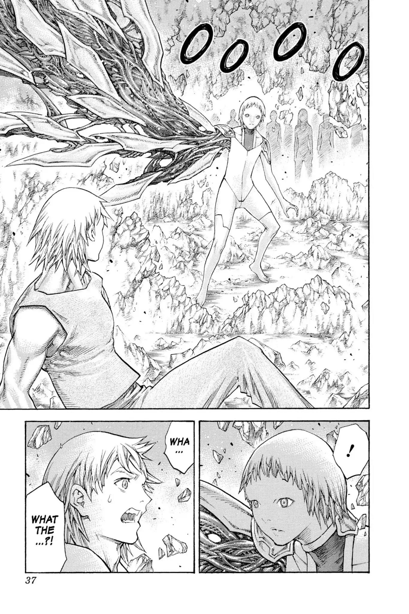 Claymore Chapter 114 page 33 - Chapter 114: Vol.21 Scene 114: Corpse of the Witch, Part 1