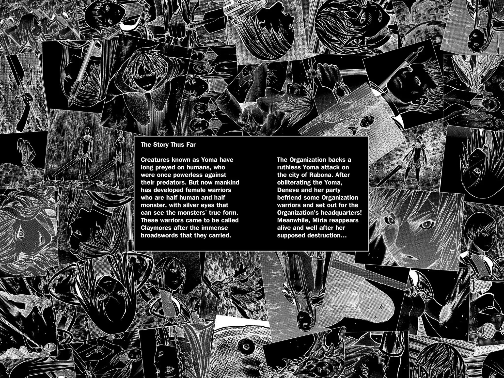 Claymore Chapter 114 page 5 - Chapter 114: Vol.21 Scene 114: Corpse of the Witch, Part 1