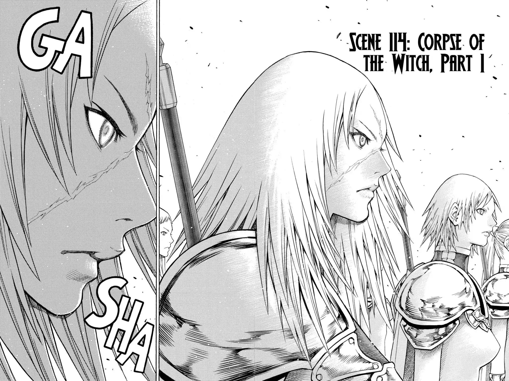 Claymore Chapter 114 page 8 - Chapter 114: Vol.21 Scene 114: Corpse of the Witch, Part 1