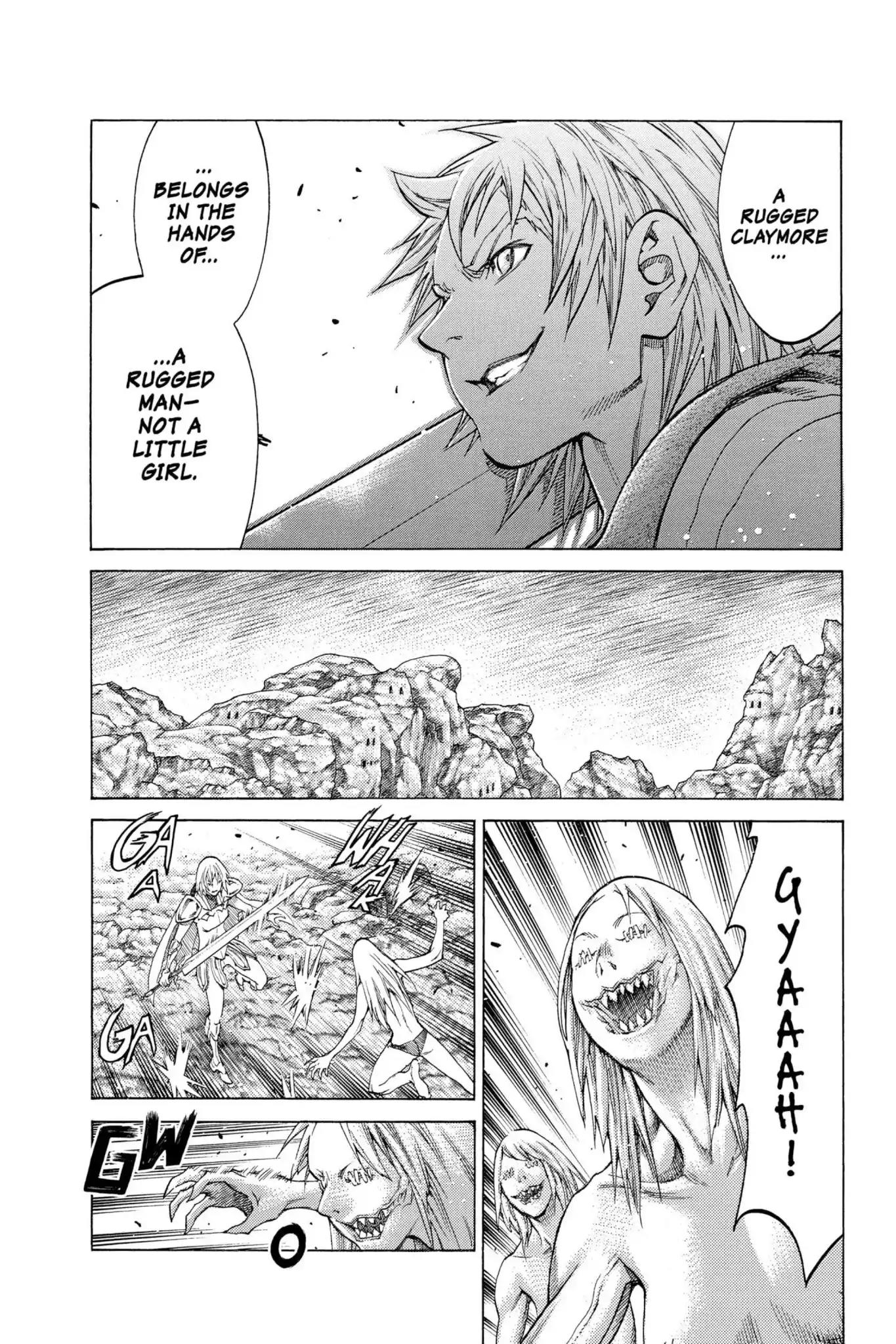 Claymore Chapter 115 page 12 - Chapter 115: Vol.21 Scene 115: Corpse of the Witch, Part 2