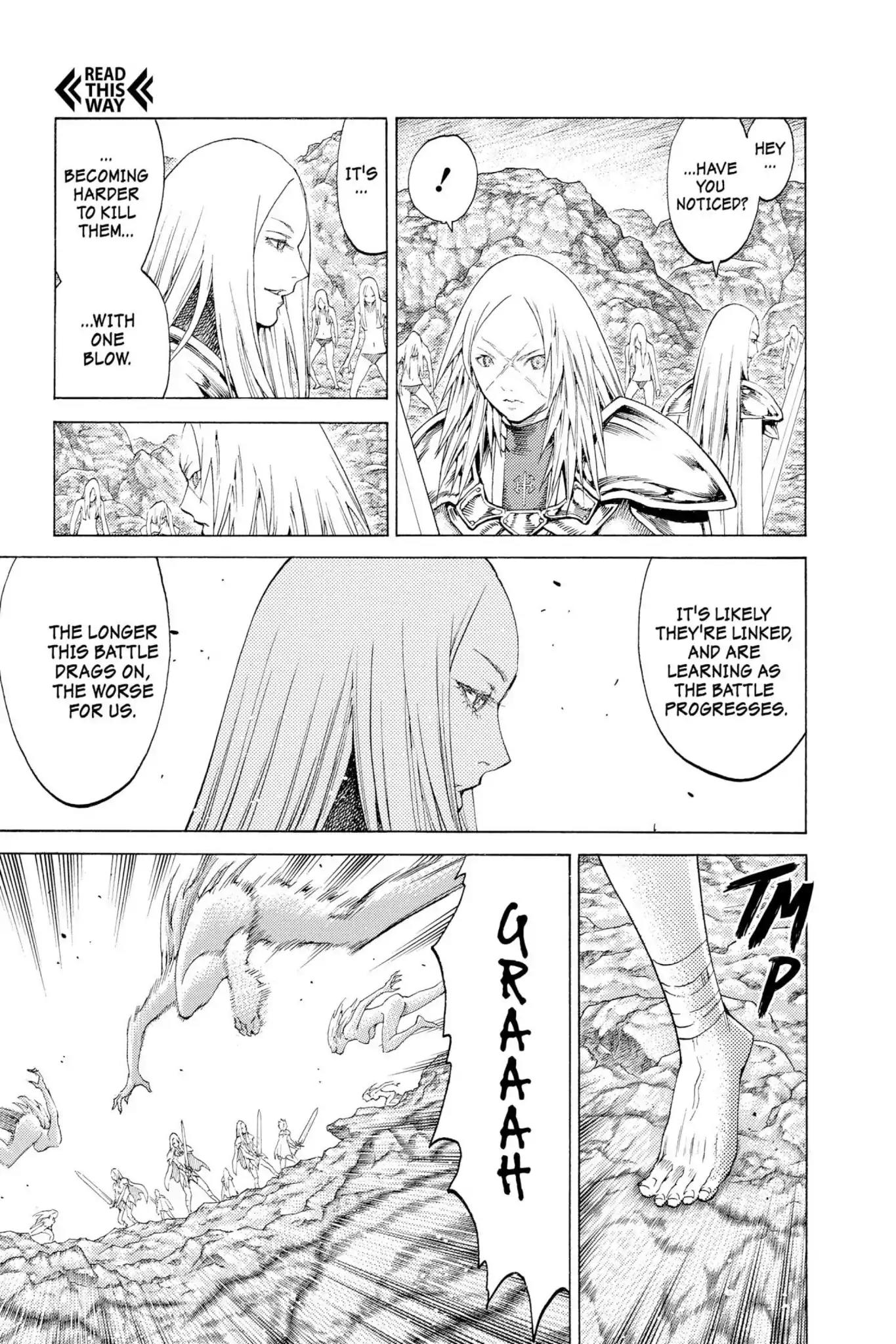 Claymore Chapter 115 page 15 - Chapter 115: Vol.21 Scene 115: Corpse of the Witch, Part 2