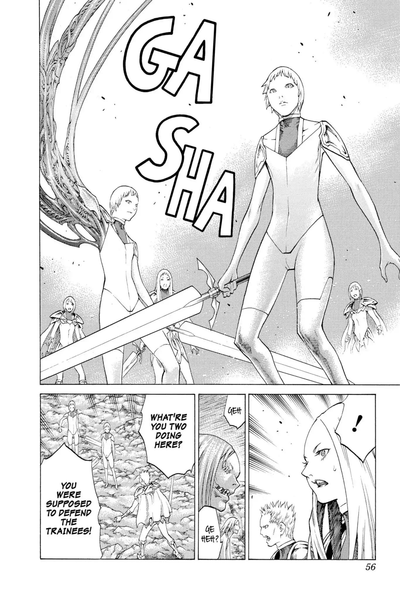 Claymore Chapter 115 page 18 - Chapter 115: Vol.21 Scene 115: Corpse of the Witch, Part 2