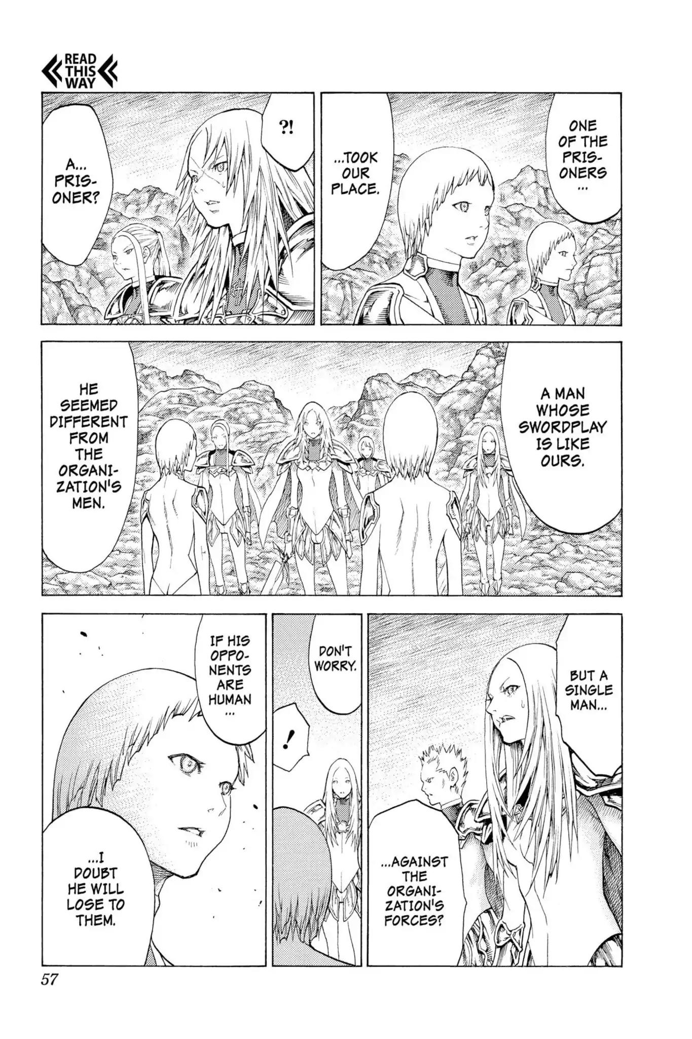 Claymore Chapter 115 page 19 - Chapter 115: Vol.21 Scene 115: Corpse of the Witch, Part 2