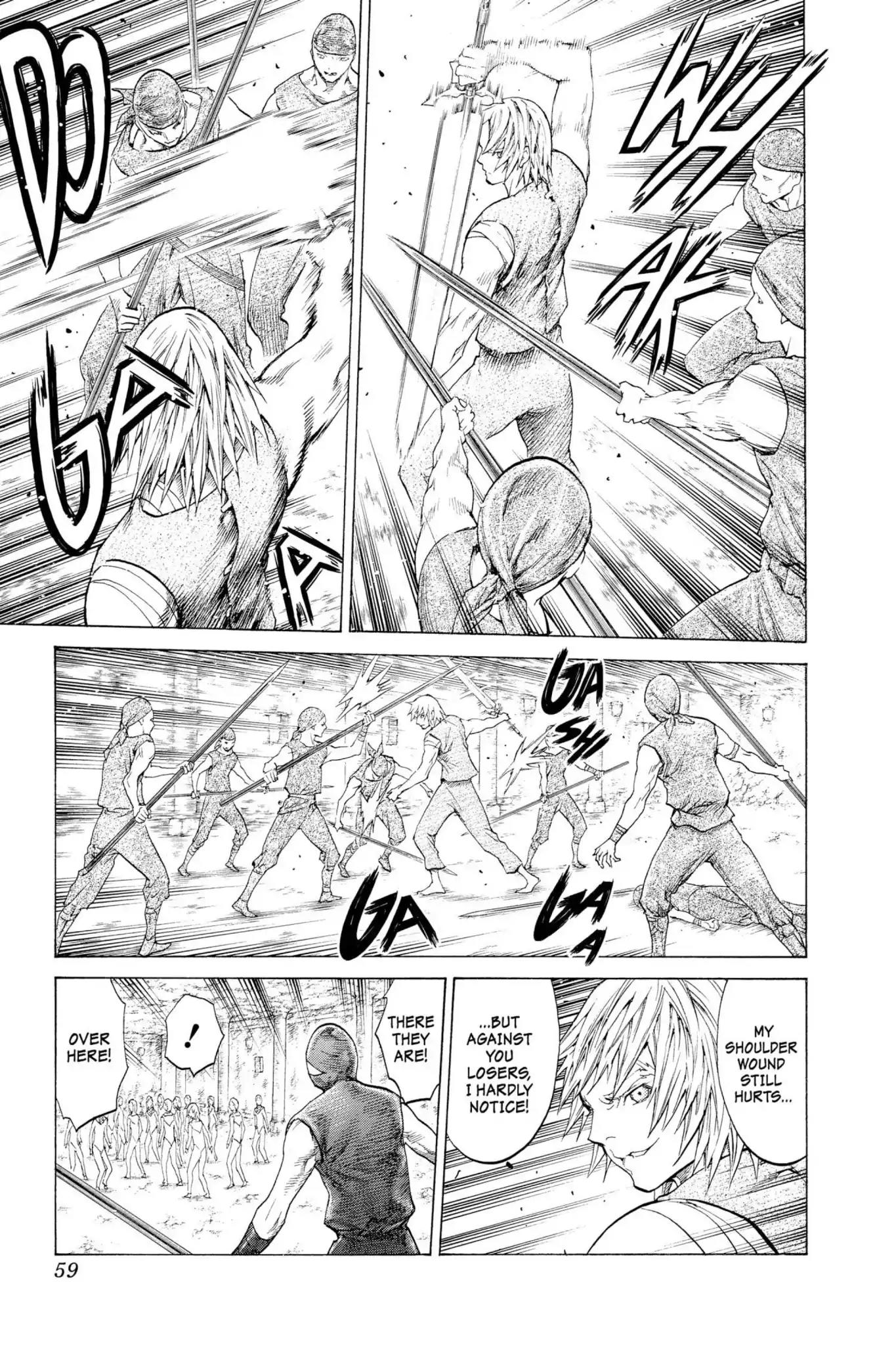 Claymore Chapter 115 page 21 - Chapter 115: Vol.21 Scene 115: Corpse of the Witch, Part 2
