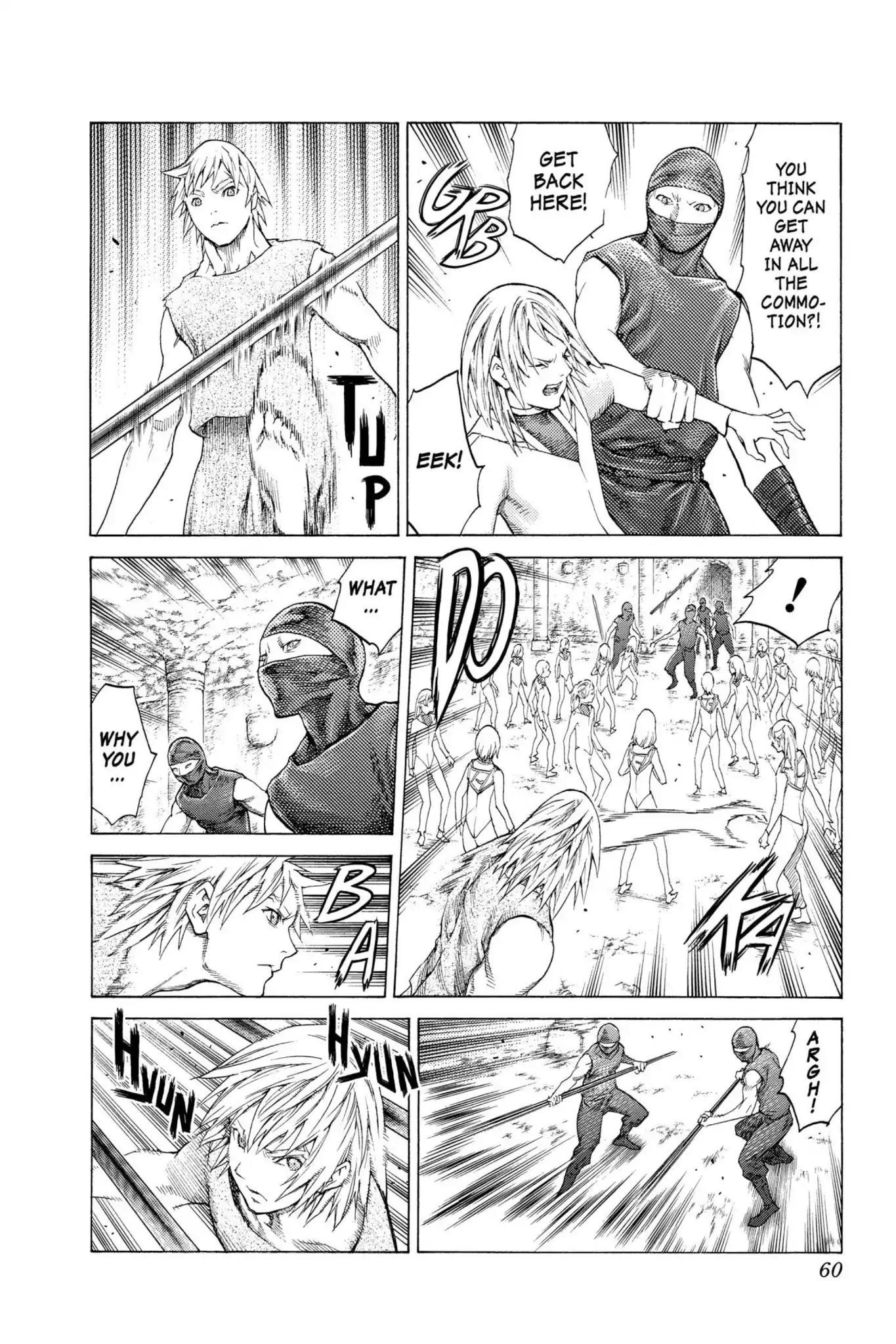 Claymore Chapter 115 page 22 - Chapter 115: Vol.21 Scene 115: Corpse of the Witch, Part 2