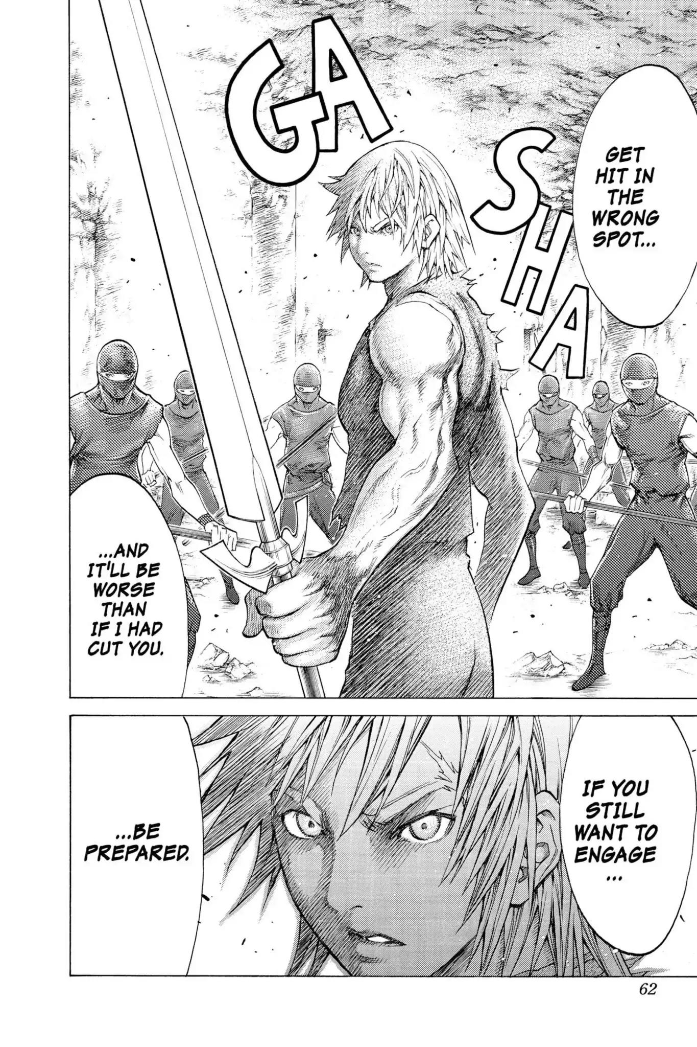 Claymore Chapter 115 page 24 - Chapter 115: Vol.21 Scene 115: Corpse of the Witch, Part 2