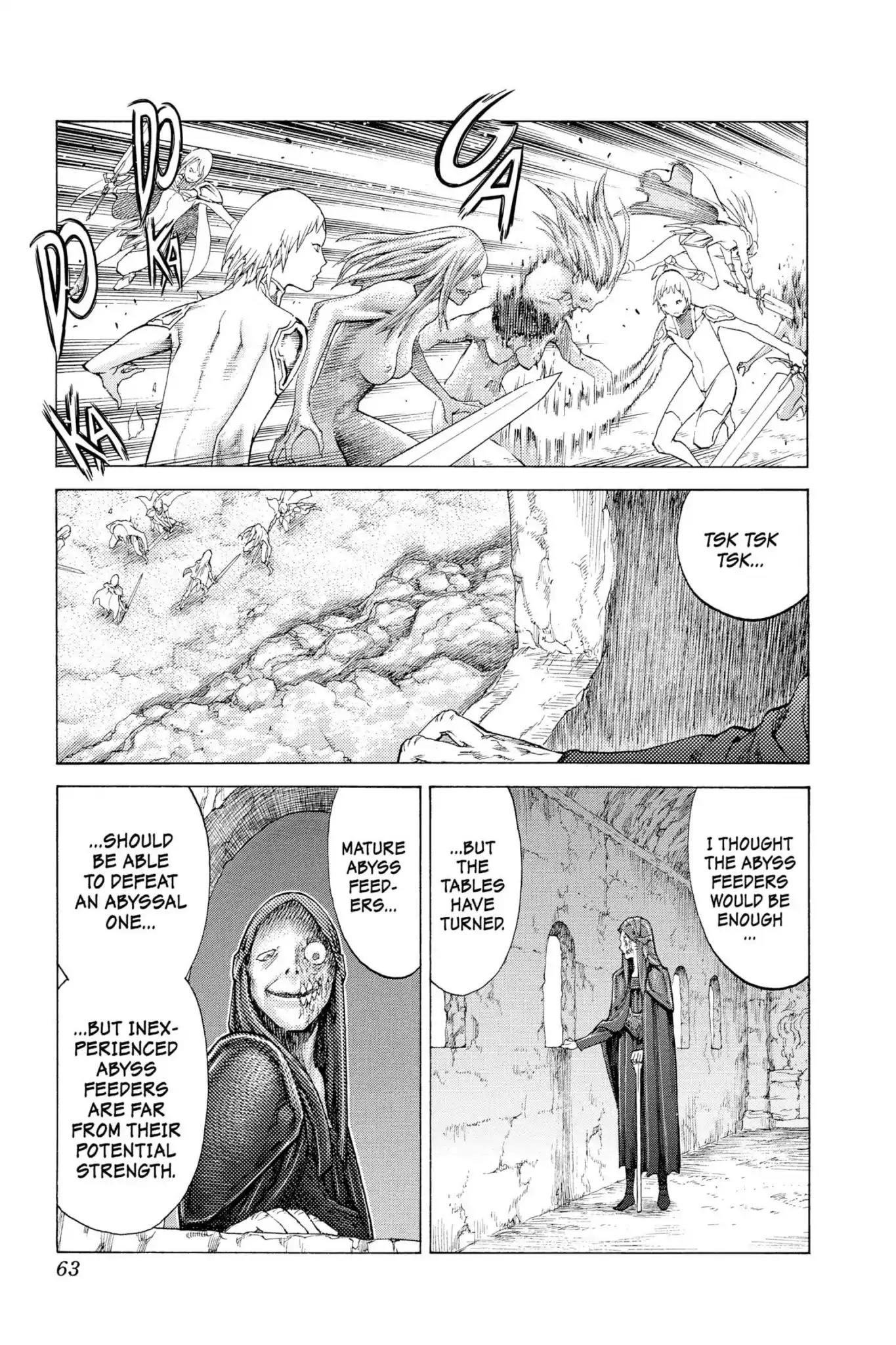 Claymore Chapter 115 page 25 - Chapter 115: Vol.21 Scene 115: Corpse of the Witch, Part 2