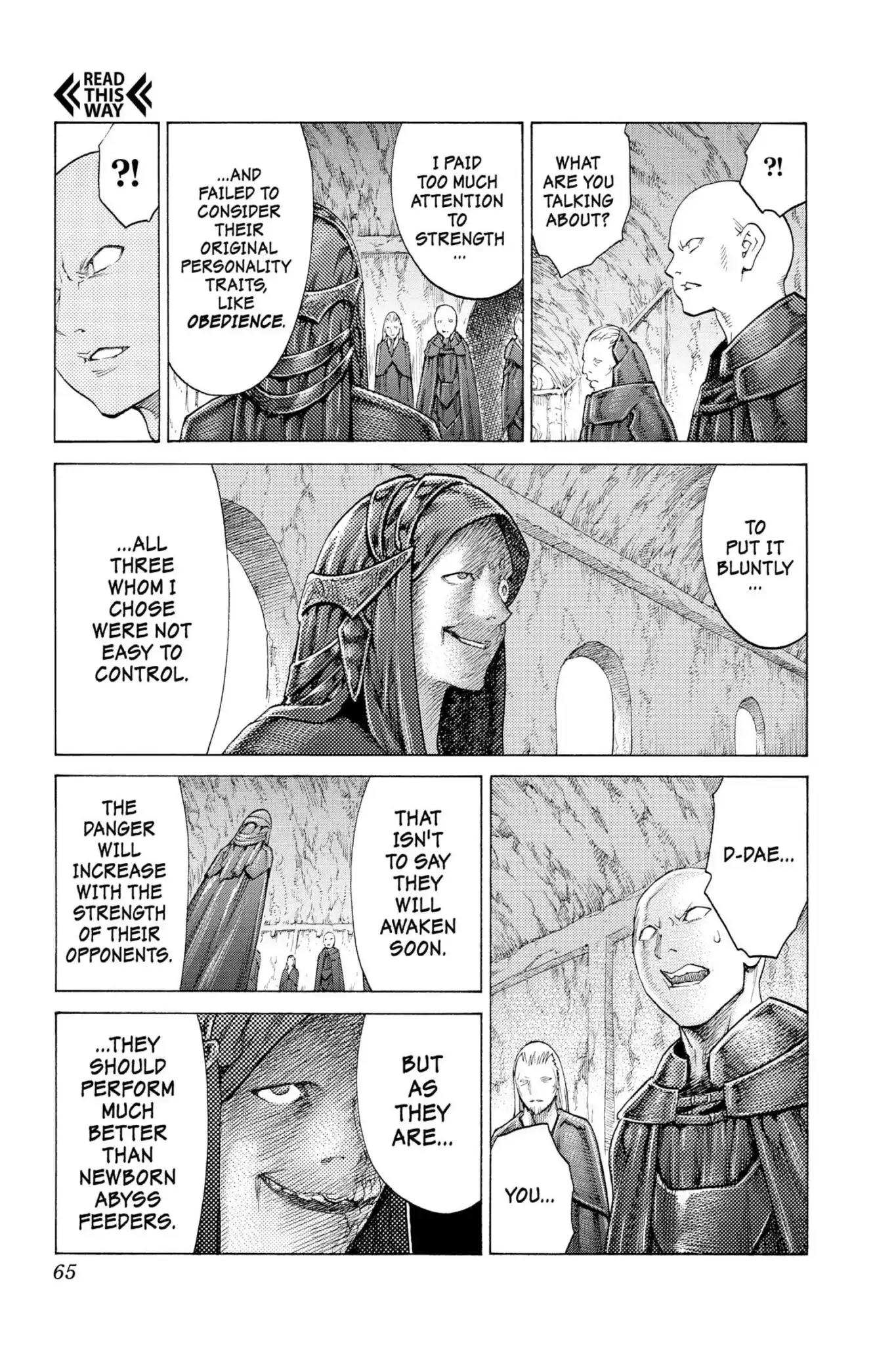 Claymore Chapter 115 page 27 - Chapter 115: Vol.21 Scene 115: Corpse of the Witch, Part 2