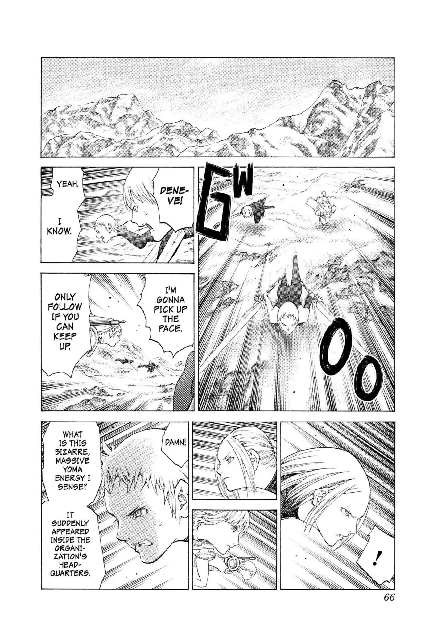 Claymore Chapter 115 page 28 - Chapter 115: Vol.21 Scene 115: Corpse of the Witch, Part 2