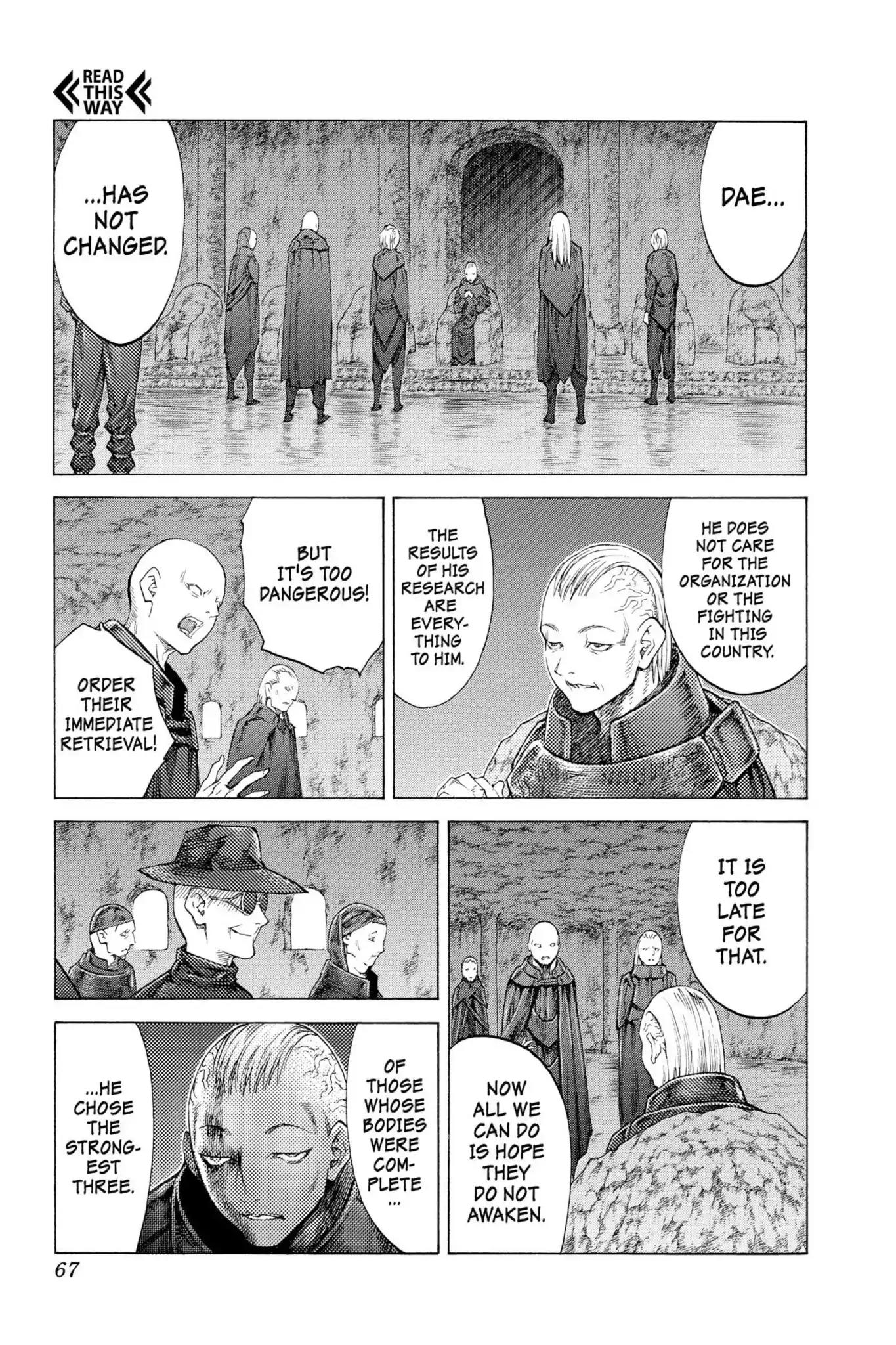 Claymore Chapter 115 page 29 - Chapter 115: Vol.21 Scene 115: Corpse of the Witch, Part 2