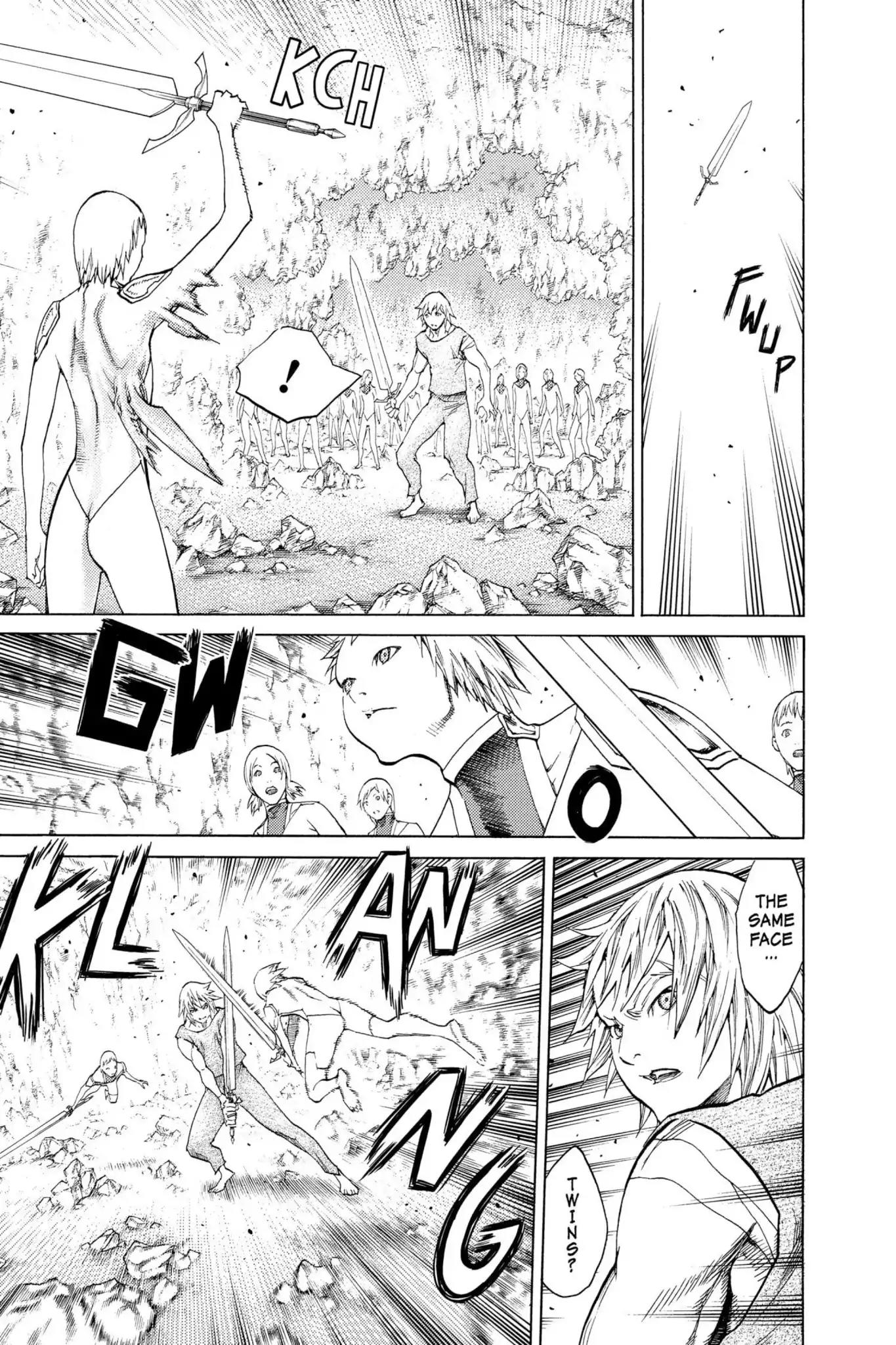 Claymore Chapter 115 page 5 - Chapter 115: Vol.21 Scene 115: Corpse of the Witch, Part 2