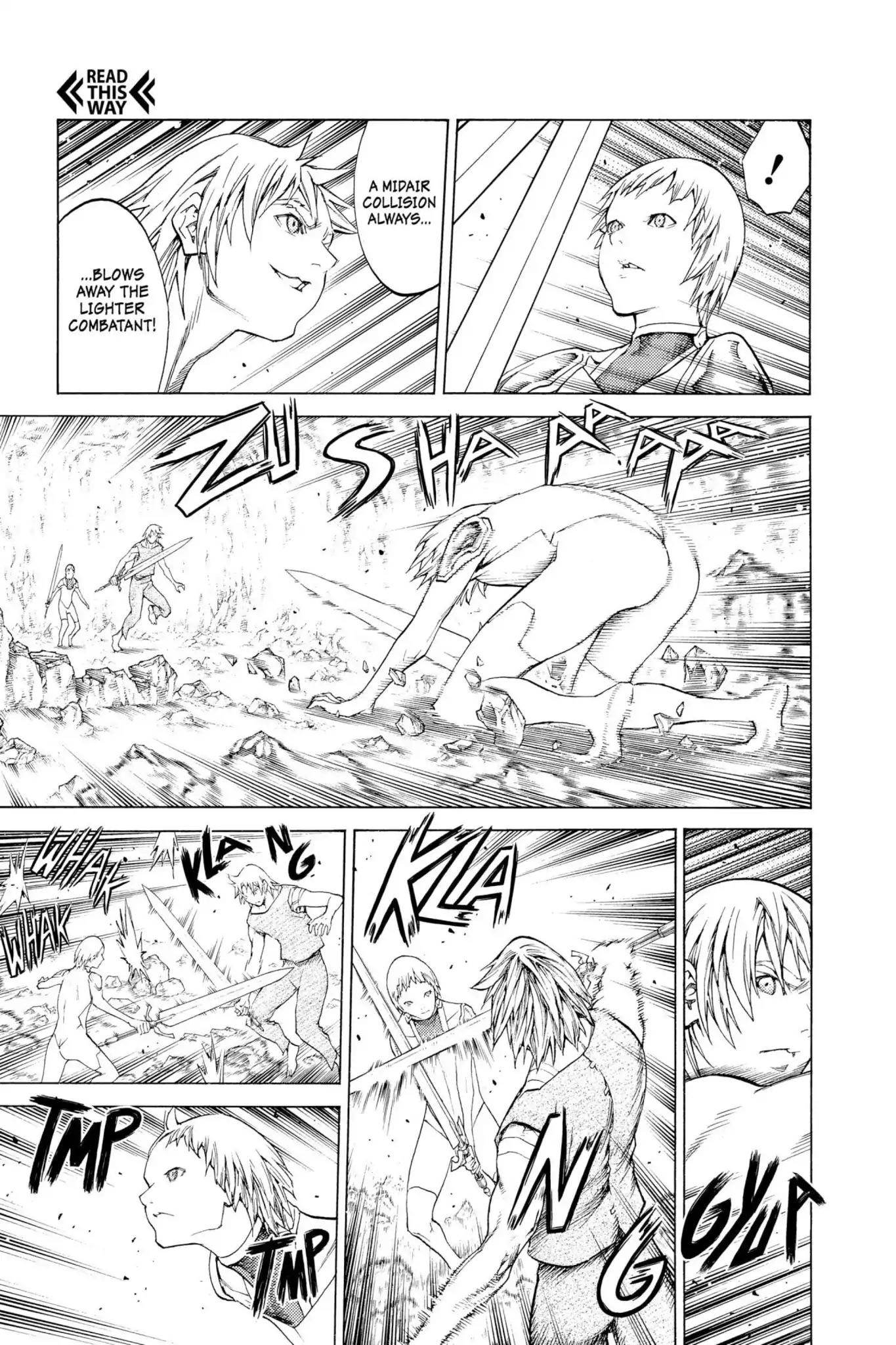 Claymore Chapter 115 page 7 - Chapter 115: Vol.21 Scene 115: Corpse of the Witch, Part 2