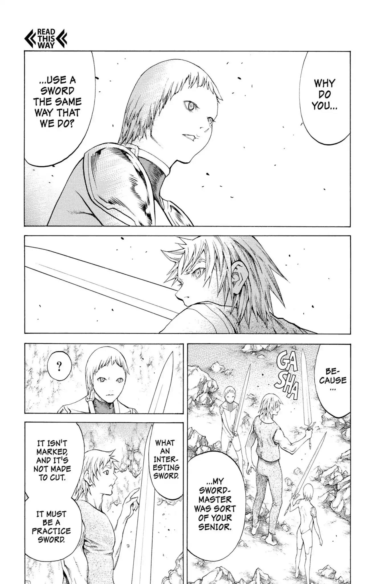 Claymore Chapter 115 page 9 - Chapter 115: Vol.21 Scene 115: Corpse of the Witch, Part 2