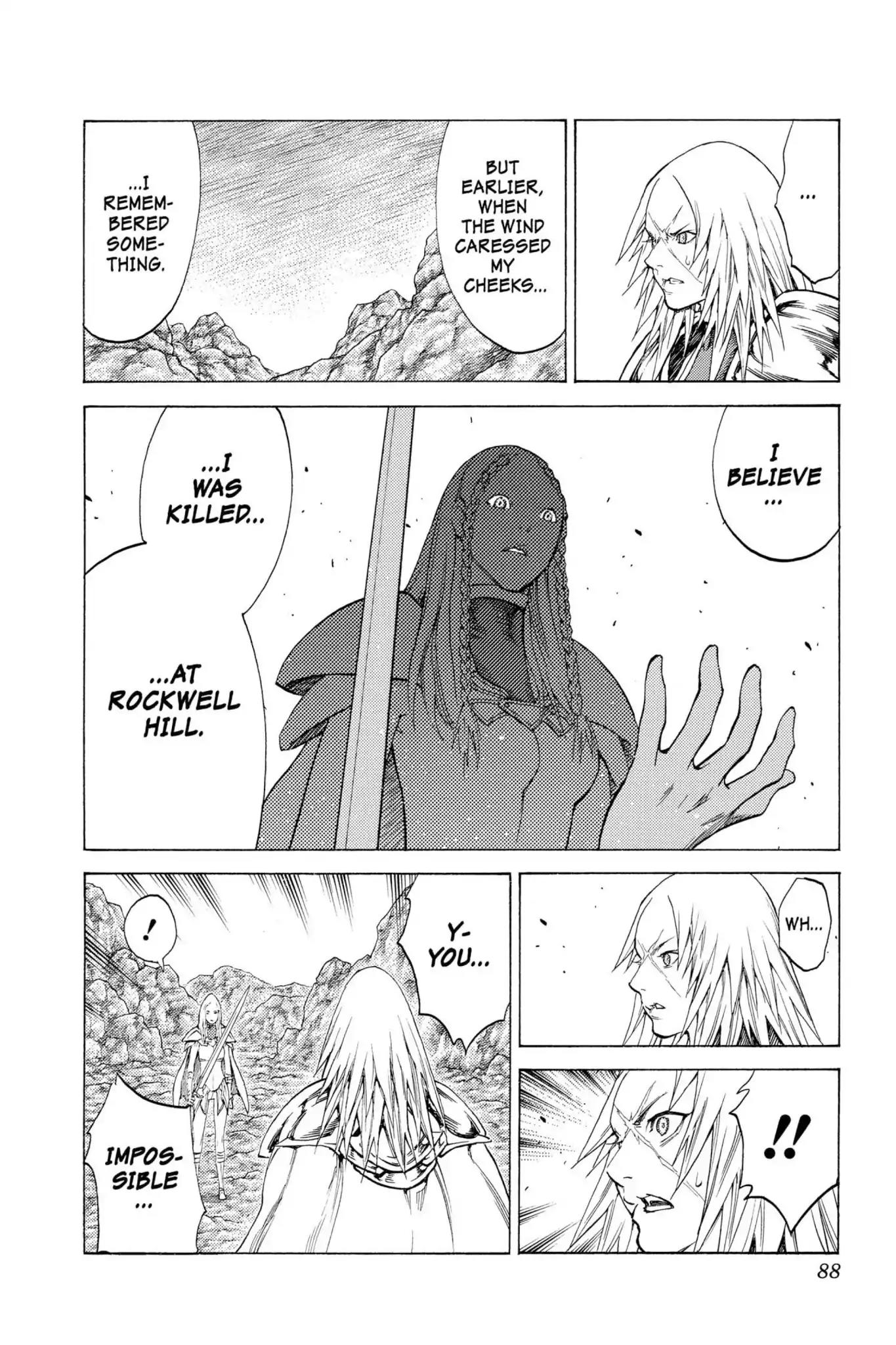 Claymore Chapter 116 page 15 - Chapter 116: Vol.21 Scene 116: Corpse of the Witch, Part 3