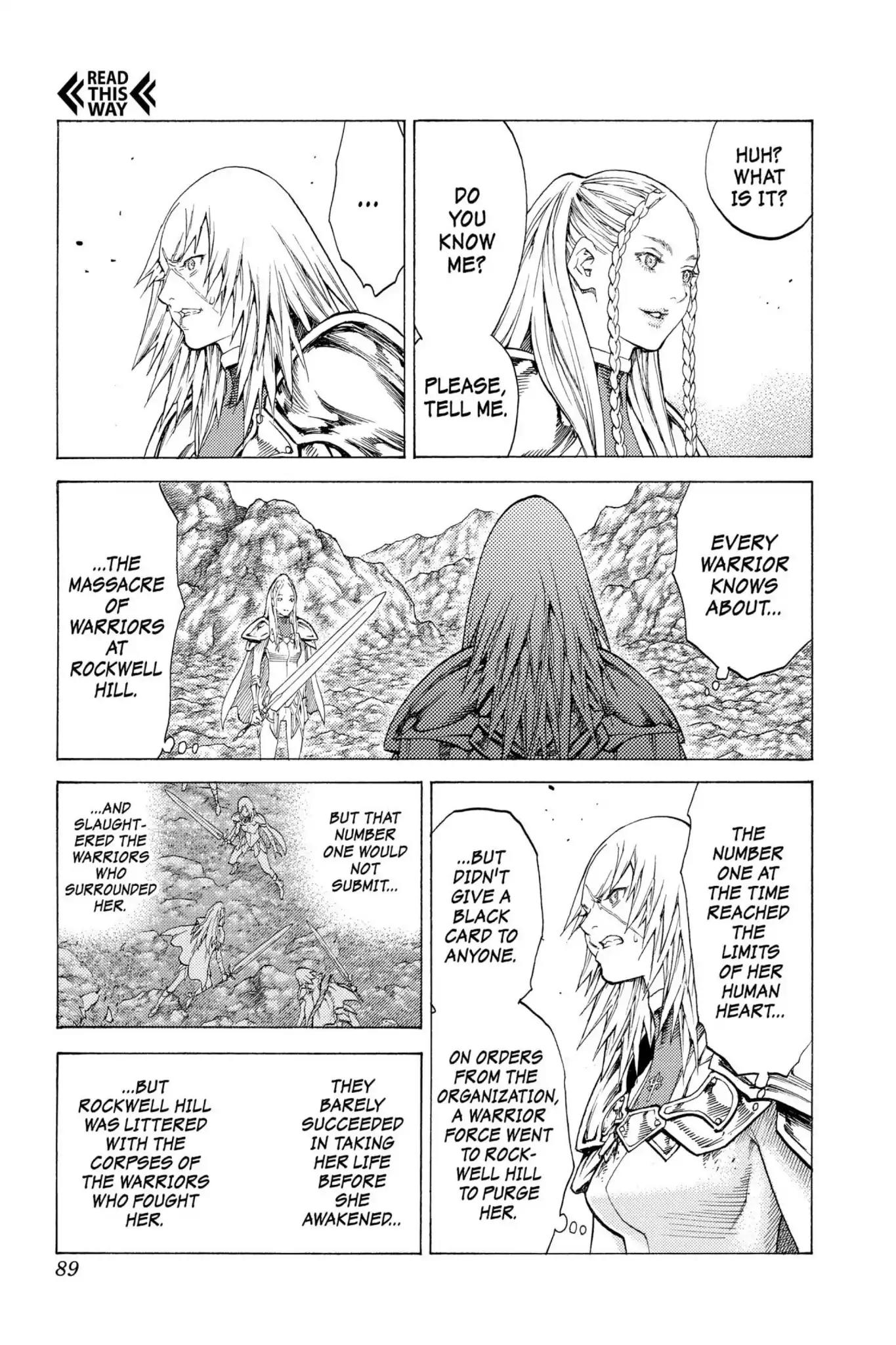 Claymore Chapter 116 page 16 - Chapter 116: Vol.21 Scene 116: Corpse of the Witch, Part 3