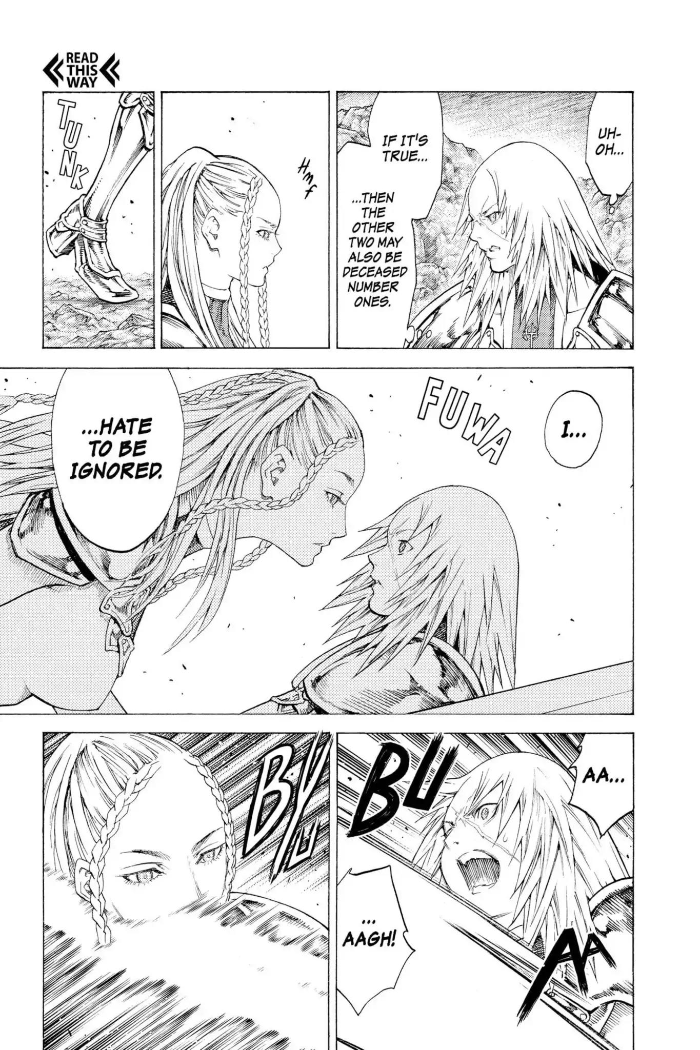 Claymore Chapter 116 page 18 - Chapter 116: Vol.21 Scene 116: Corpse of the Witch, Part 3