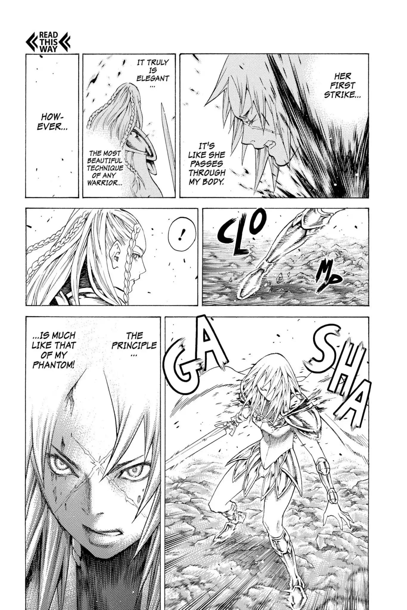 Claymore Chapter 116 page 20 - Chapter 116: Vol.21 Scene 116: Corpse of the Witch, Part 3