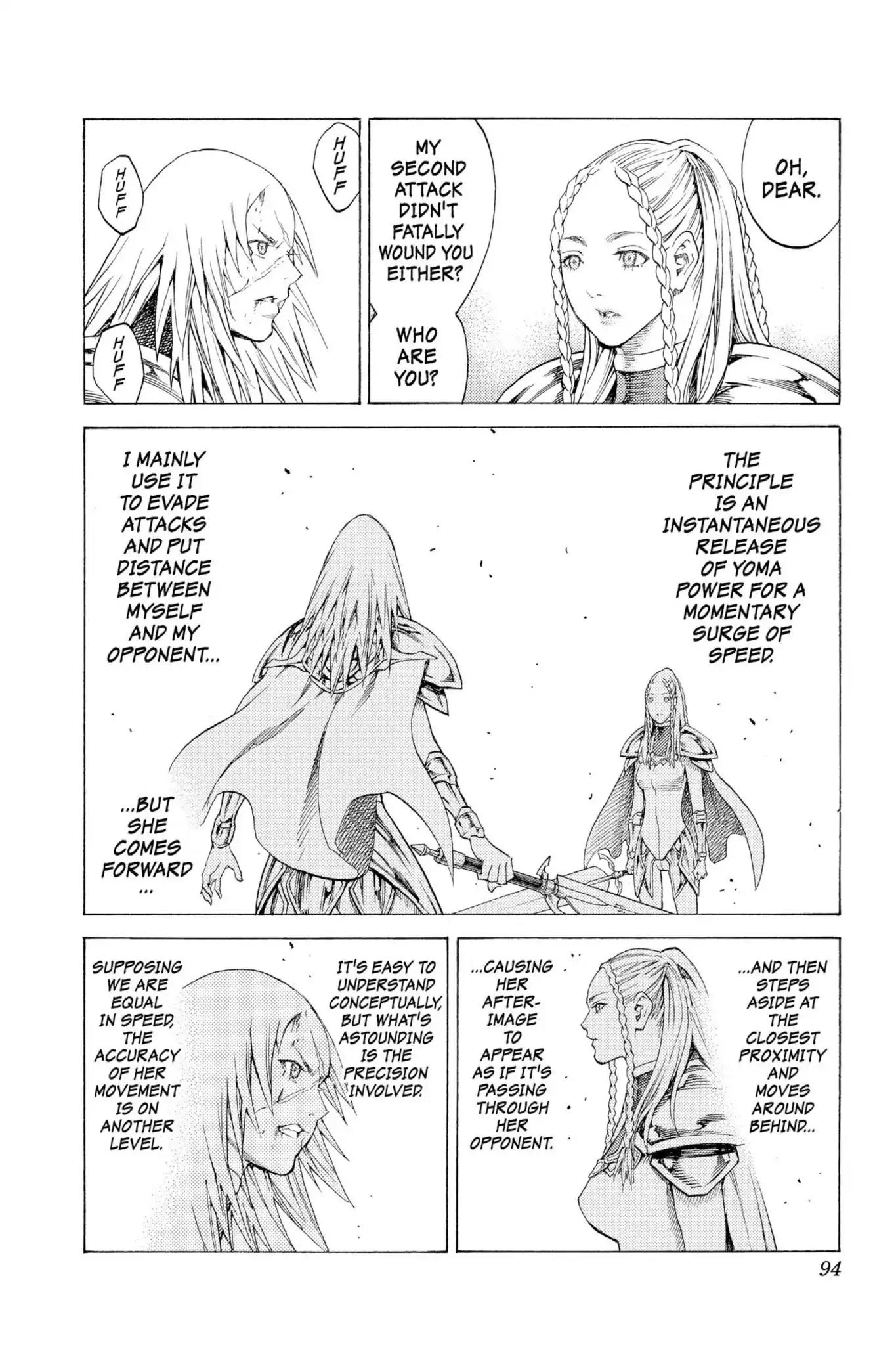 Claymore Chapter 116 page 21 - Chapter 116: Vol.21 Scene 116: Corpse of the Witch, Part 3