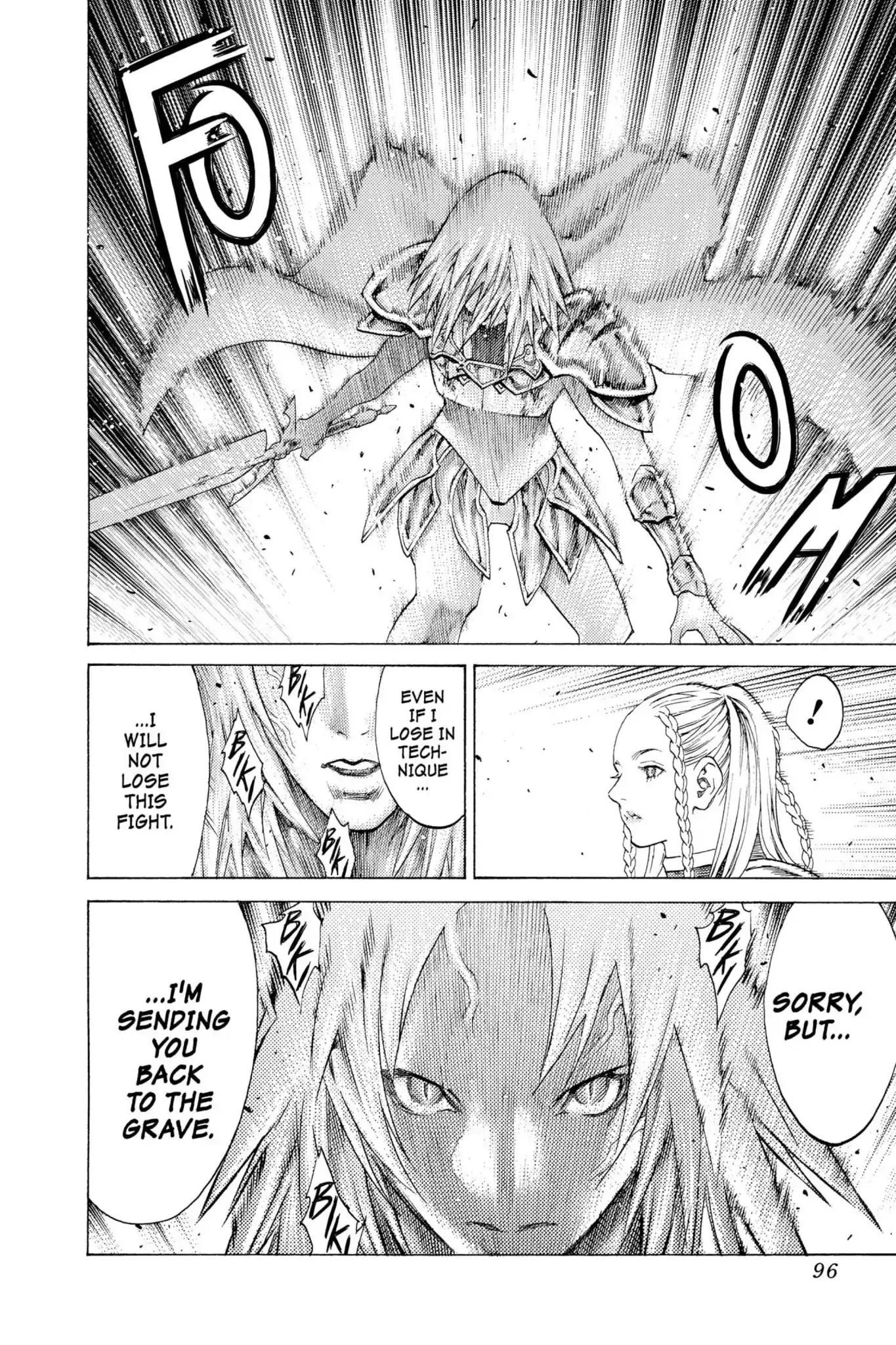 Claymore Chapter 116 page 23 - Chapter 116: Vol.21 Scene 116: Corpse of the Witch, Part 3
