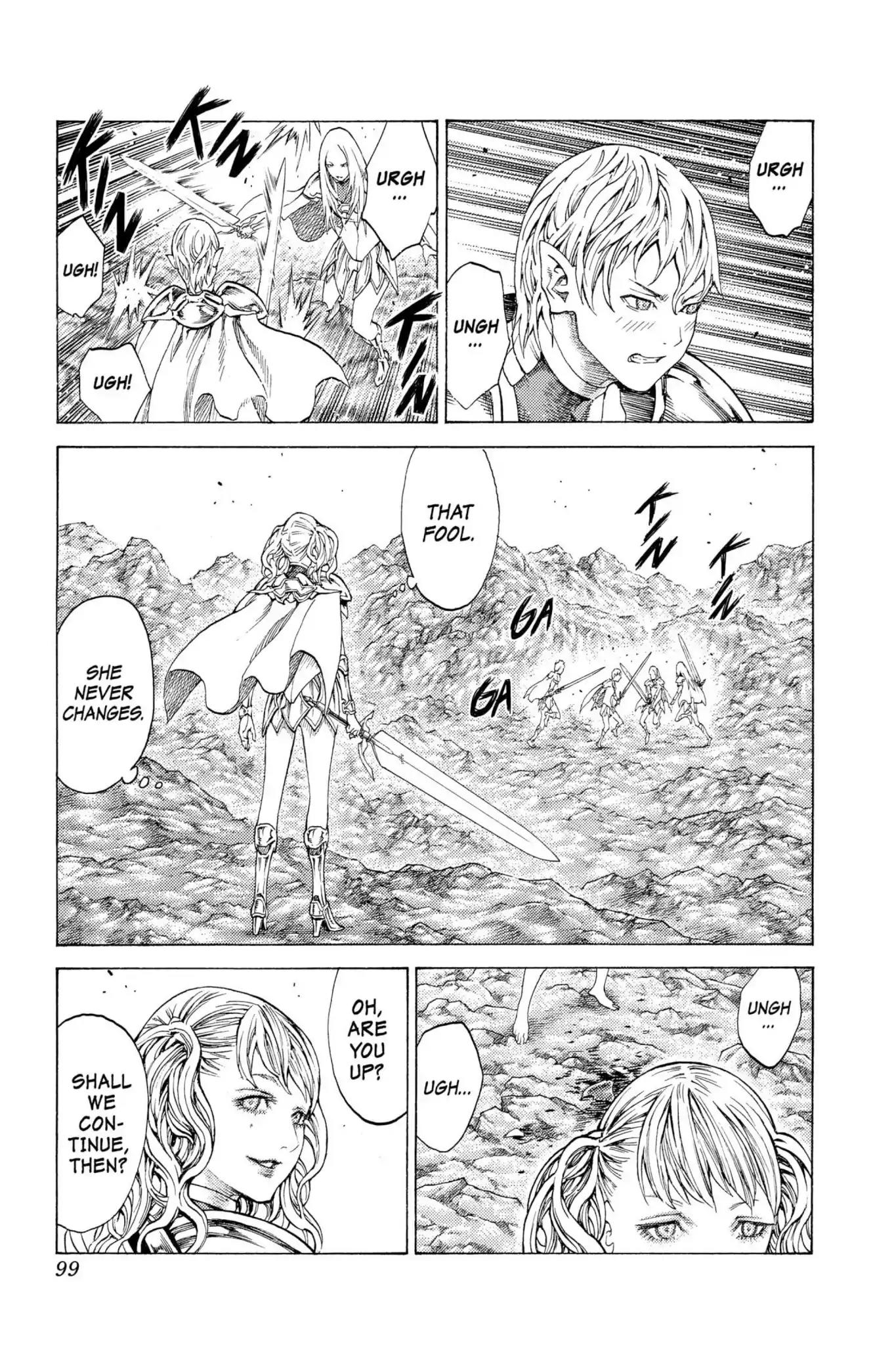 Claymore Chapter 116 page 26 - Chapter 116: Vol.21 Scene 116: Corpse of the Witch, Part 3