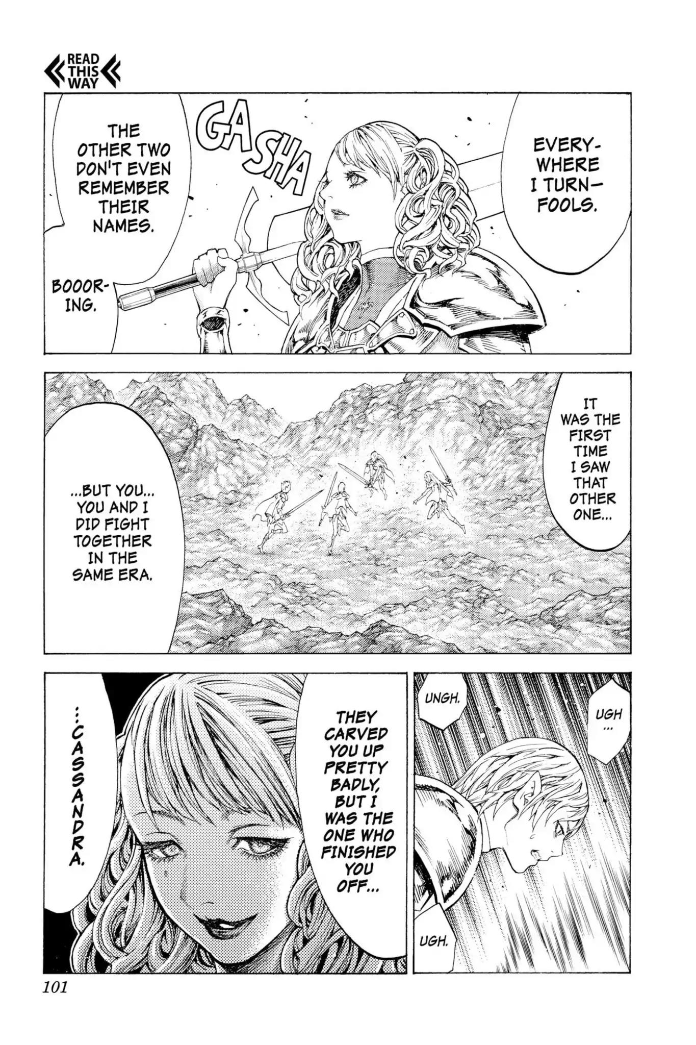 Claymore Chapter 116 page 28 - Chapter 116: Vol.21 Scene 116: Corpse of the Witch, Part 3