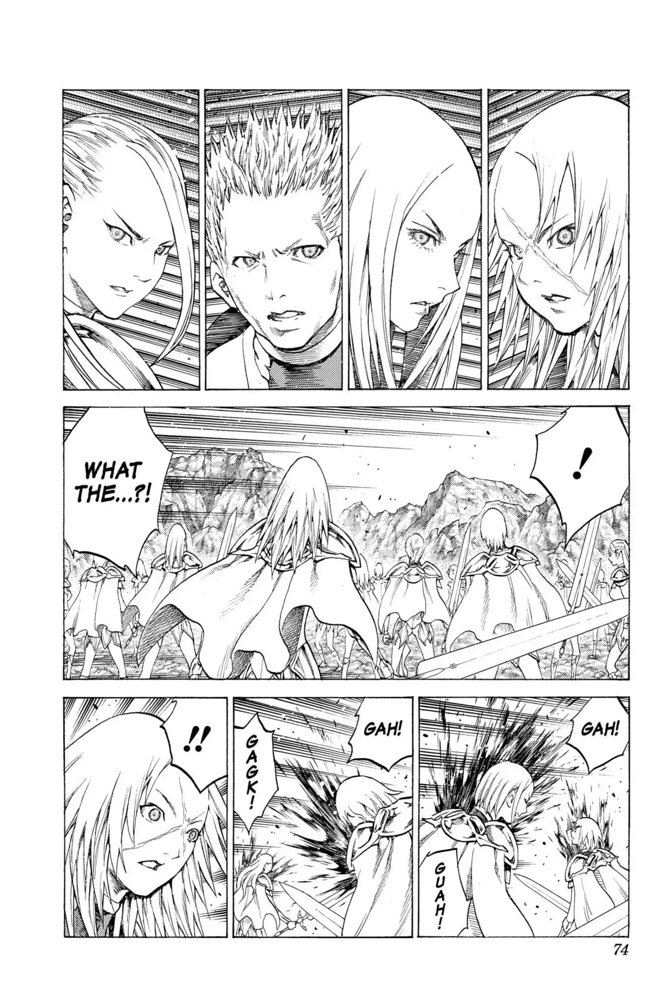 Claymore Chapter 116 page 3 - Chapter 116: Vol.21 Scene 116: Corpse of the Witch, Part 3