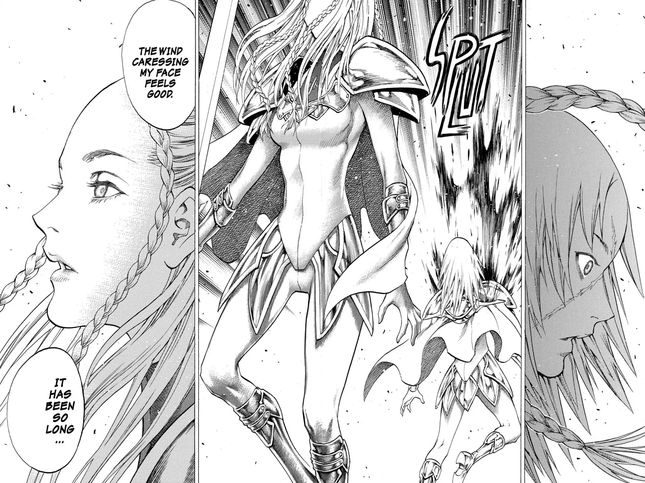 Claymore Chapter 116 page 5 - Chapter 116: Vol.21 Scene 116: Corpse of the Witch, Part 3