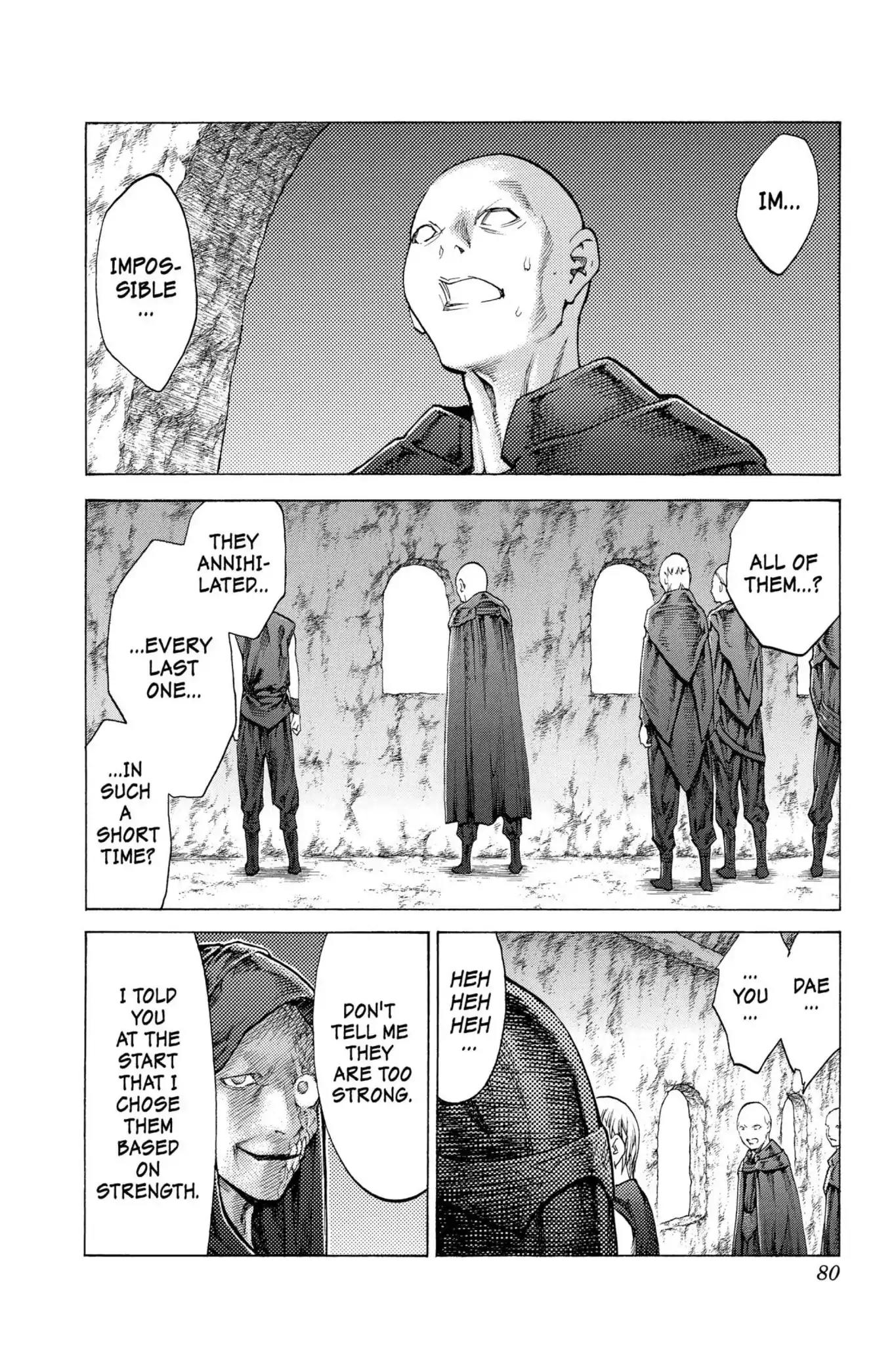 Claymore Chapter 116 page 7 - Chapter 116: Vol.21 Scene 116: Corpse of the Witch, Part 3
