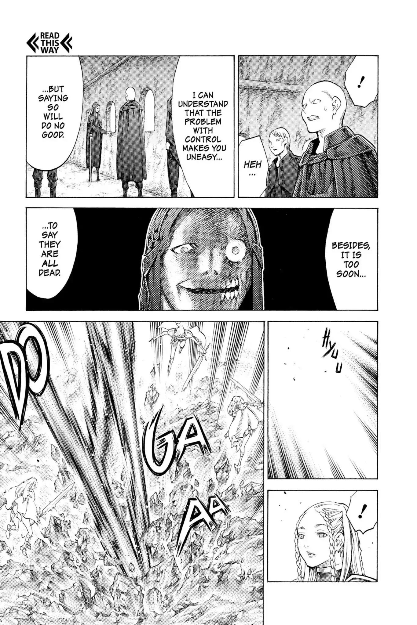 Claymore Chapter 116 page 8 - Chapter 116: Vol.21 Scene 116: Corpse of the Witch, Part 3