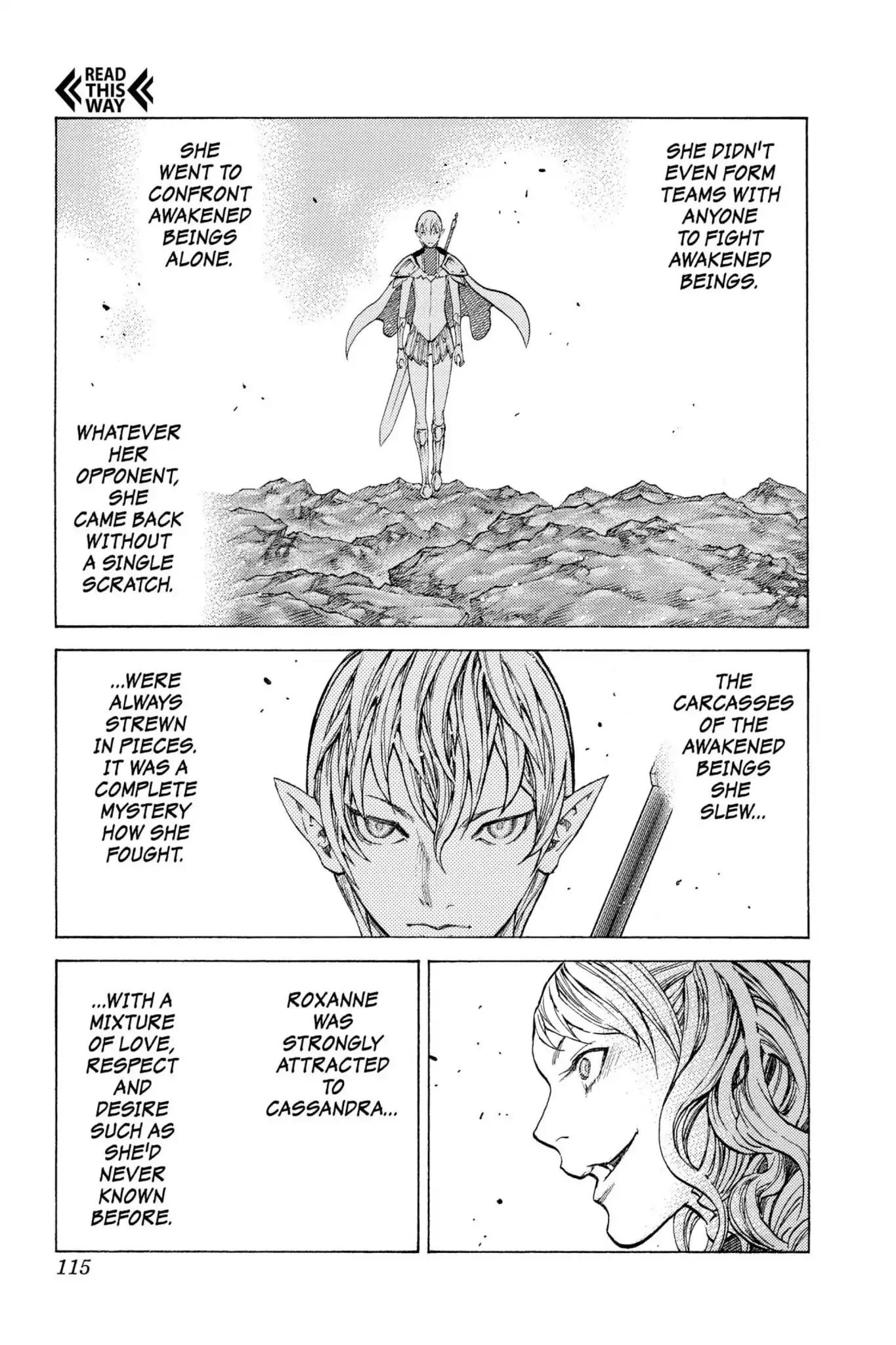 Claymore Chapter 117 page 13 - Chapter 117: Vol.21 Scene 117: Corpse of the Witch, Part 4