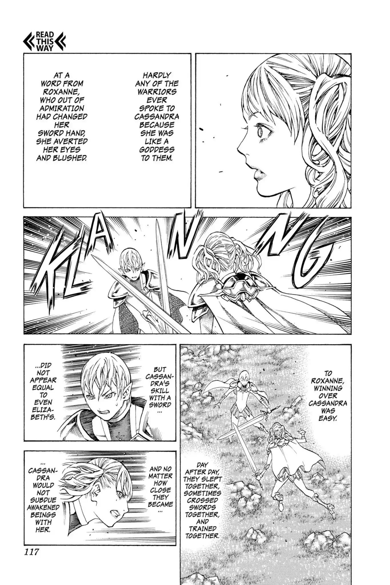 Claymore Chapter 117 page 15 - Chapter 117: Vol.21 Scene 117: Corpse of the Witch, Part 4