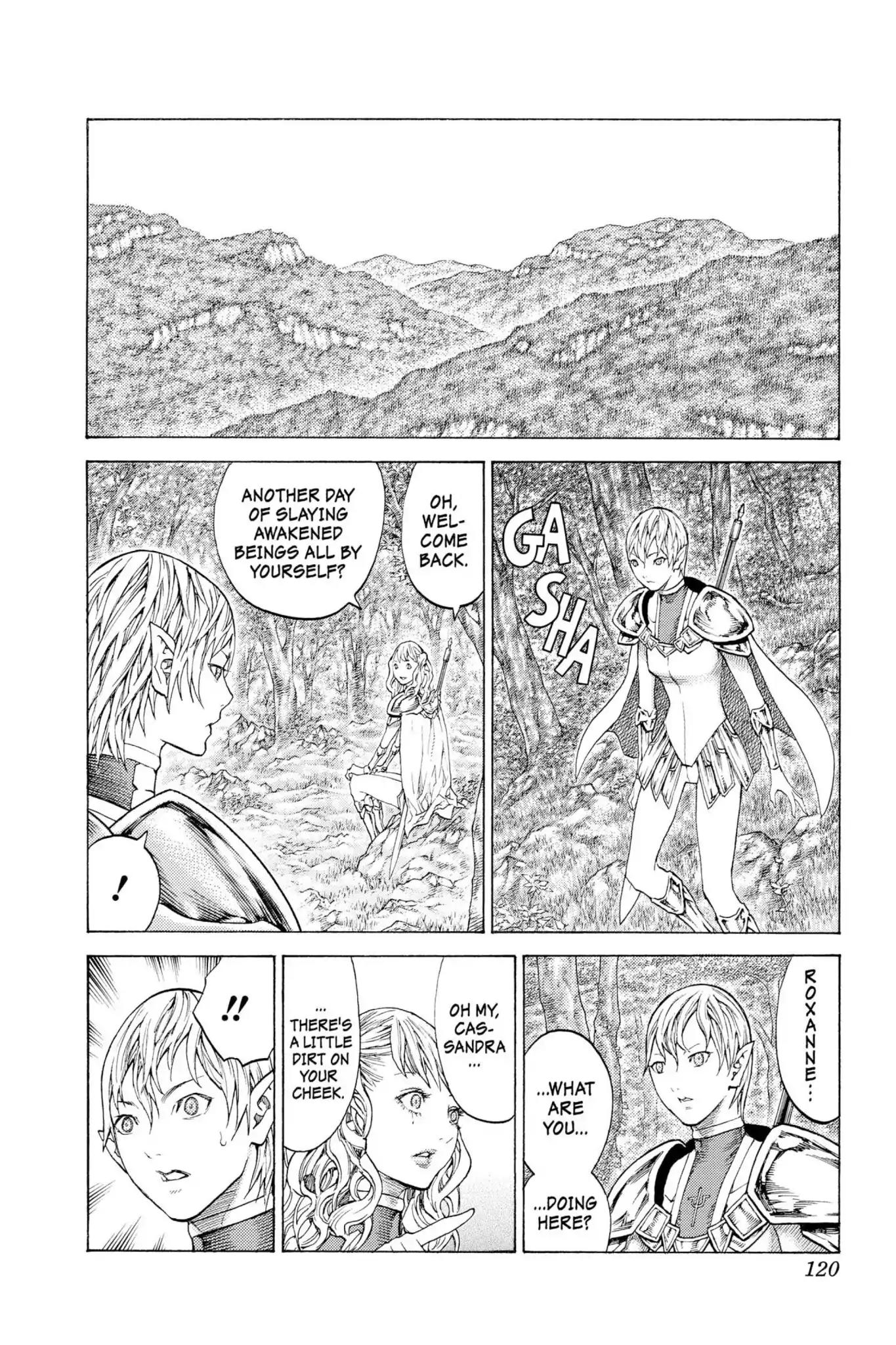 Claymore Chapter 117 page 18 - Chapter 117: Vol.21 Scene 117: Corpse of the Witch, Part 4